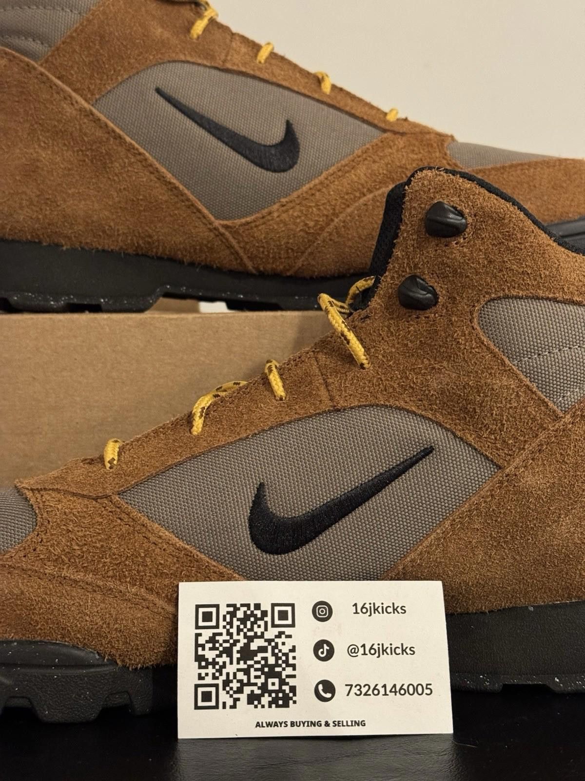 Nike Nike ACG Torre Mid WP Pecan Olive Grey Size 15 Size US 15 / EU 48 - 2 Thumbnail