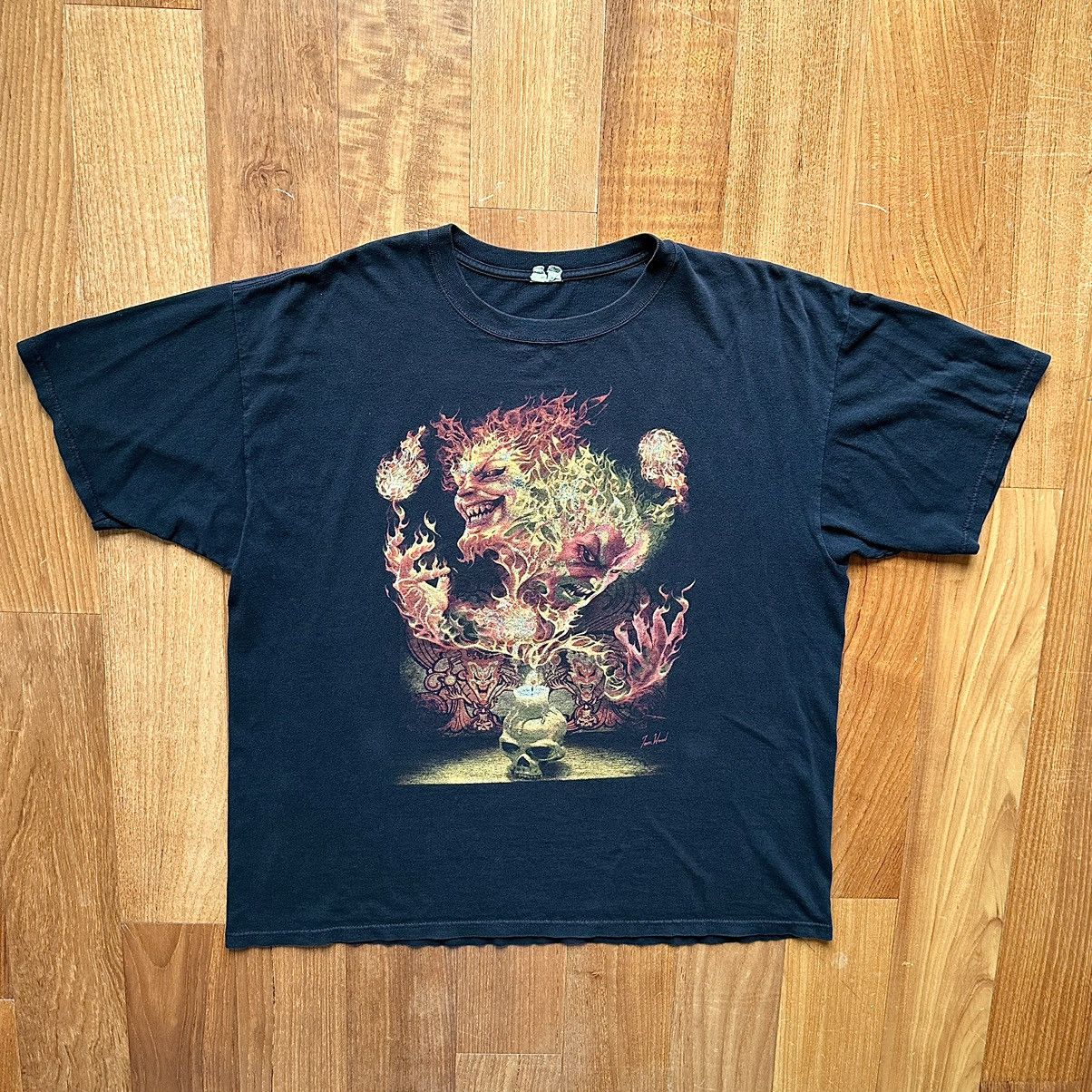 Band Tees Crazy Y2K Insane Clown Posse Flaming Heads Band T-Shirt Size US XL / EU 56 / 4 - 1 Thumbnail