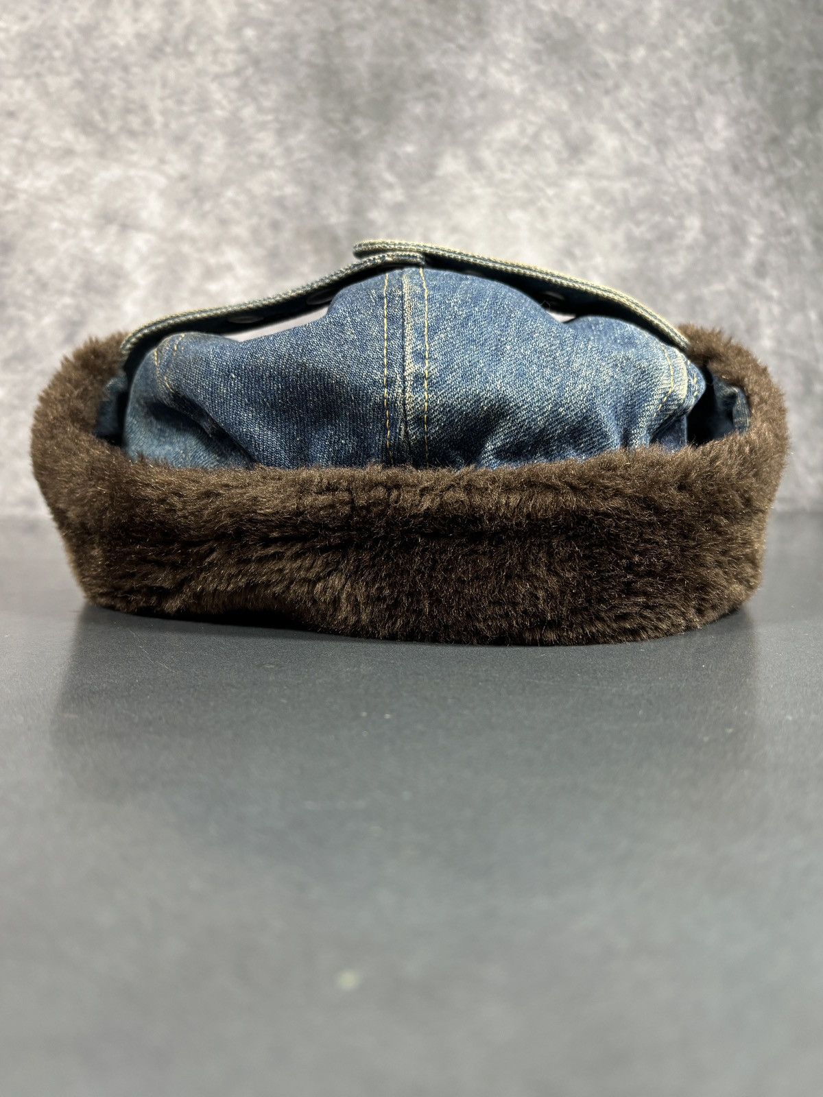 Levi's Vintage Levi's Orange Tab Hat Denim Ushanka Trapper 70s 80s Size ONE SIZE - 20 Thumbnail