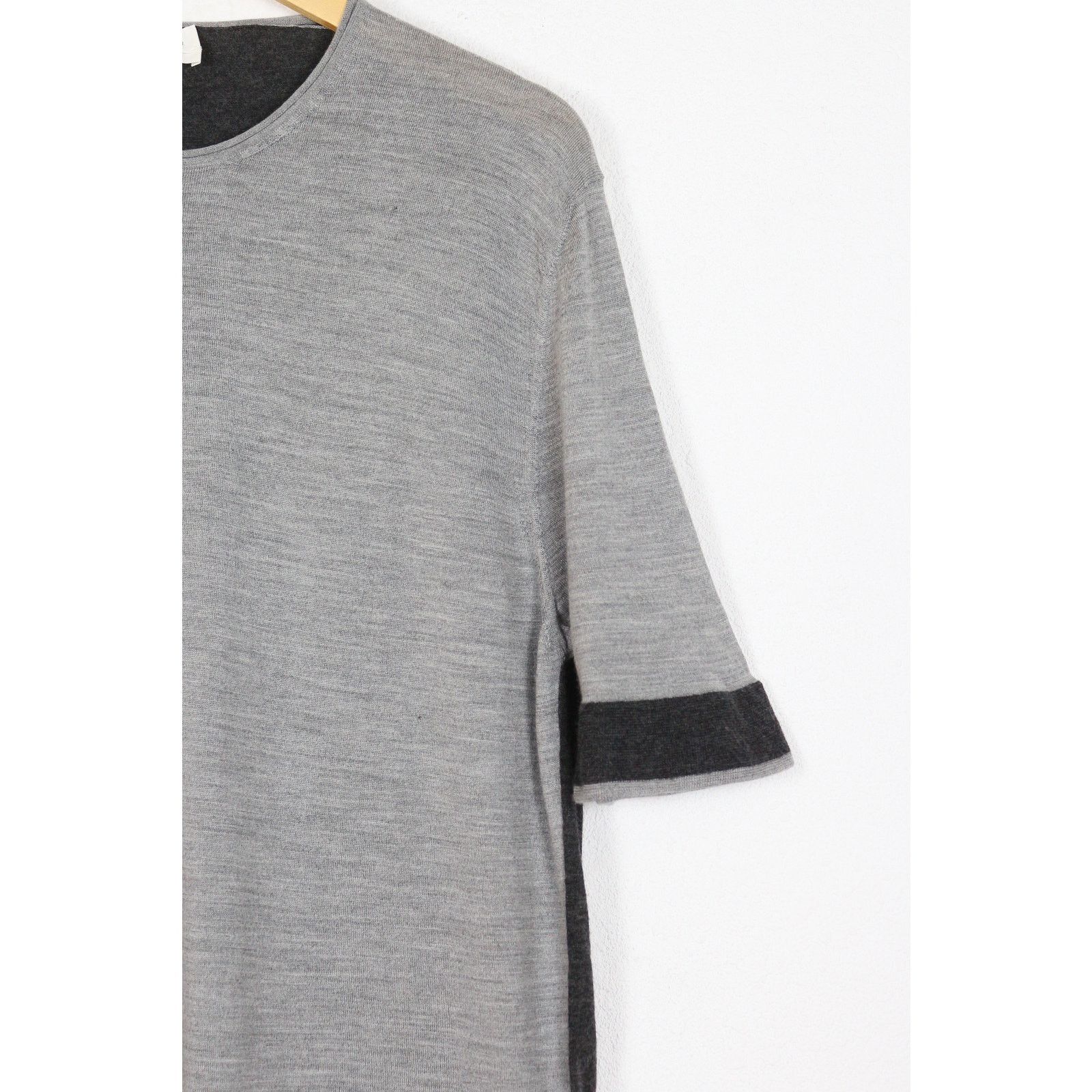 Jil Sander Archive Jil Sander by Raf Simons Wool Silk Tee T-shirt Size US L / EU 52-54 / 3 - 2 Thumbnail