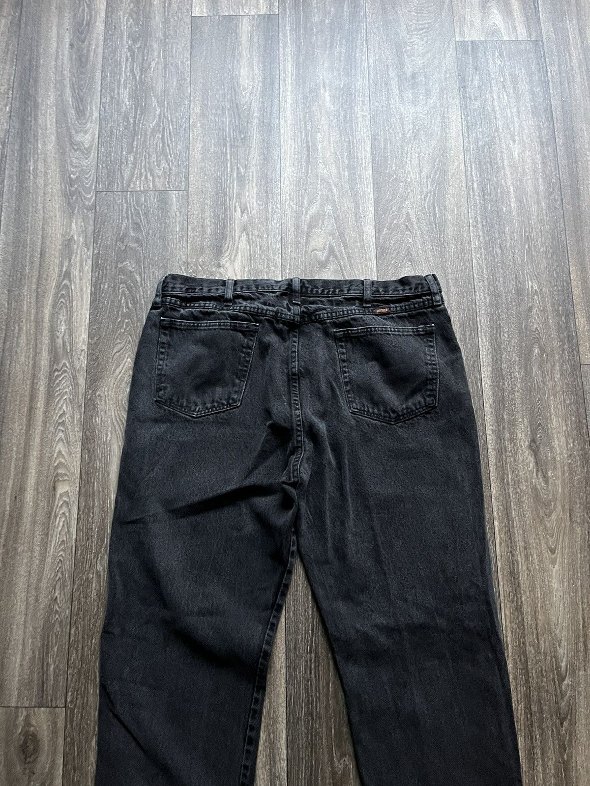 Vintage Vintage Rustlers Faded Black Jeans Size US 38 / EU 54 - 5 Thumbnail