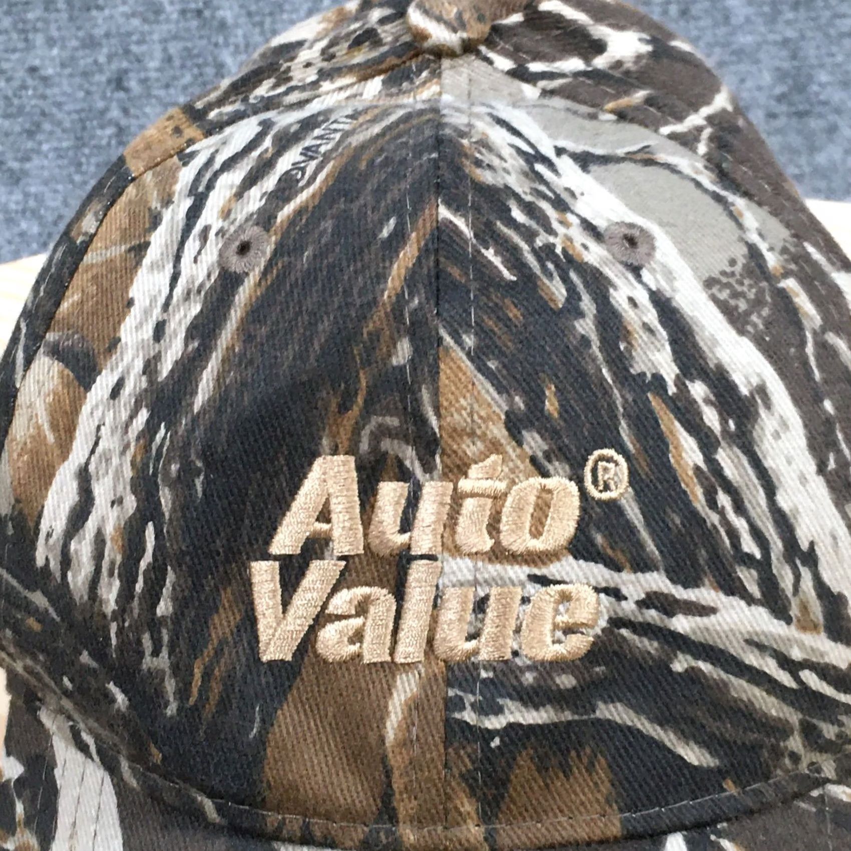 Logo 7 Auto Value Rambox Baseball Cap Unisex Gray OS Curved Brim Embroidered Logo Size ONE SIZE - 3 Thumbnail