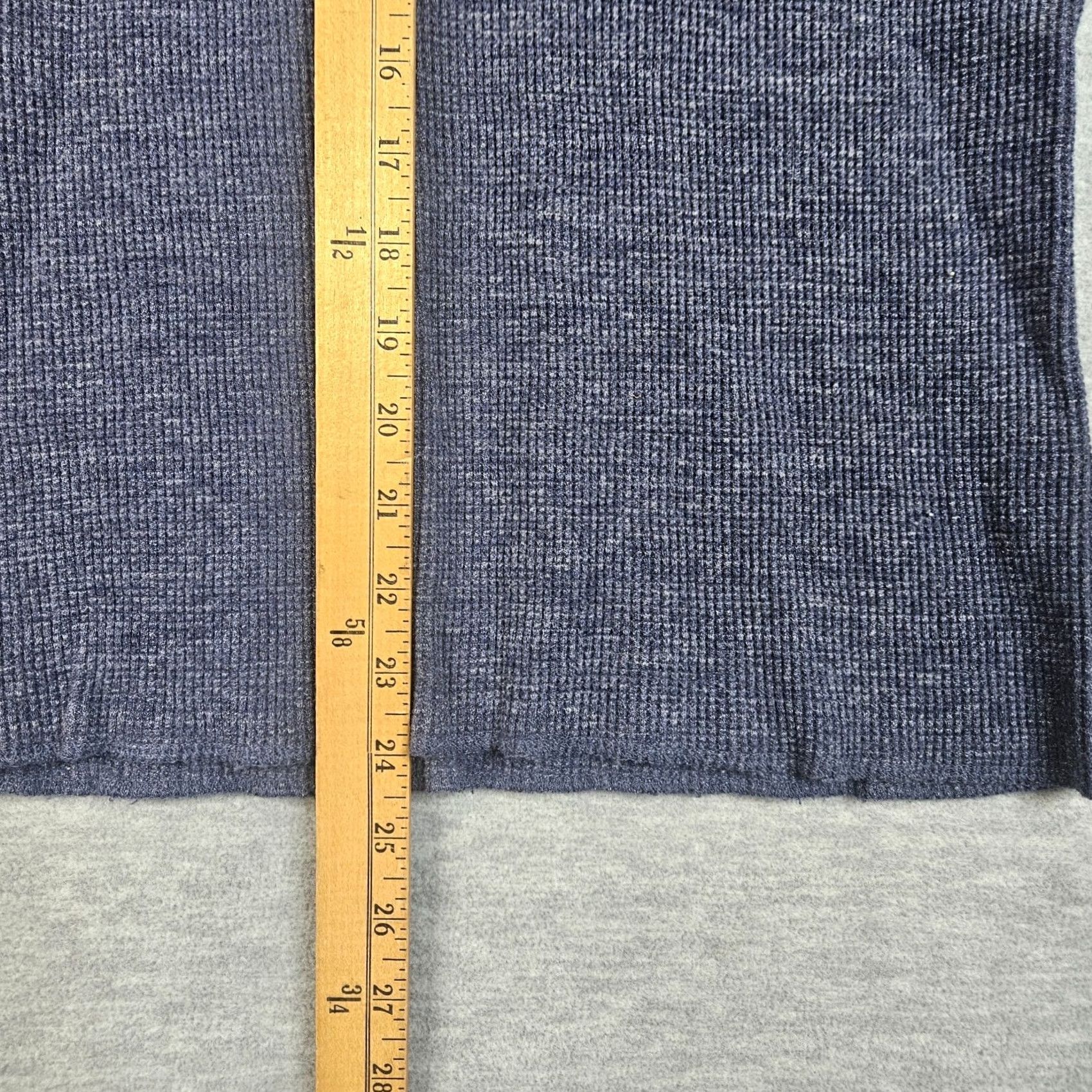 Wallace & Barnes Wallace & Barnes Men’s Thermal Henley Waffle Knit Top M Blue Regular Logo Solid All Seasons Casual Shirt Men XS-XL Size US M / EU 48-50 / 2 - 6 Thumbnail