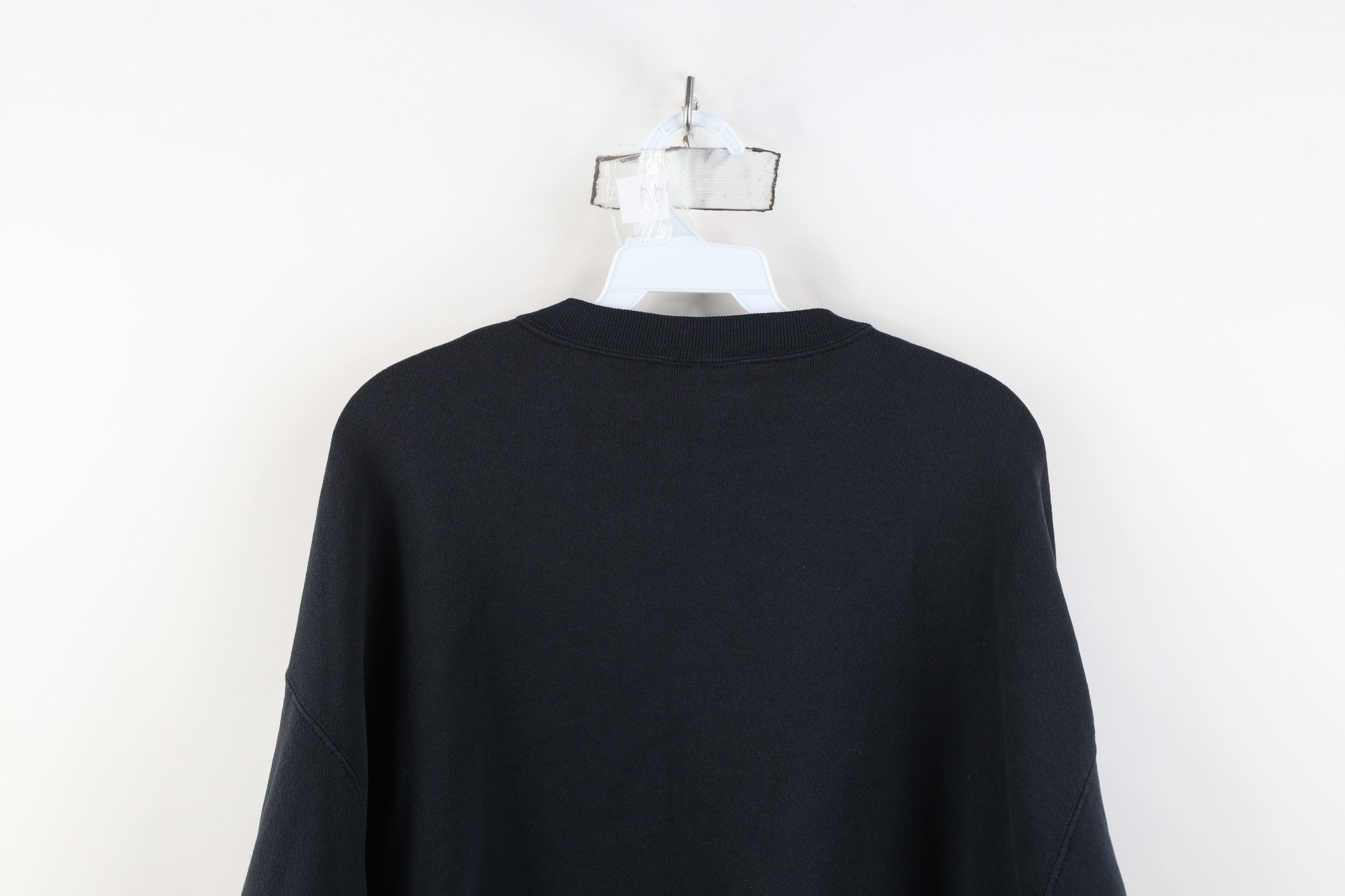 Vintage Vintage 90s Streetwear Gusset Crewneck Sweatshirt Black Size US XL / EU 56 / 4 - 12 Thumbnail