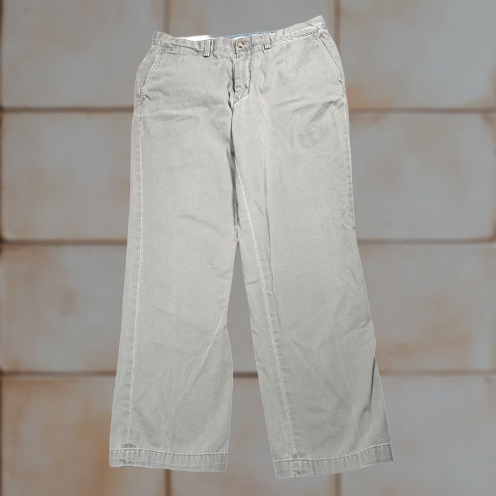 Polo Ralph Lauren Polo Ralph Lauren Pants Mens 34x30 Gray Classic Fit Chino Casual Twill Preppy Size US S / EU 44-46 / 1 - 1 Thumbnail
