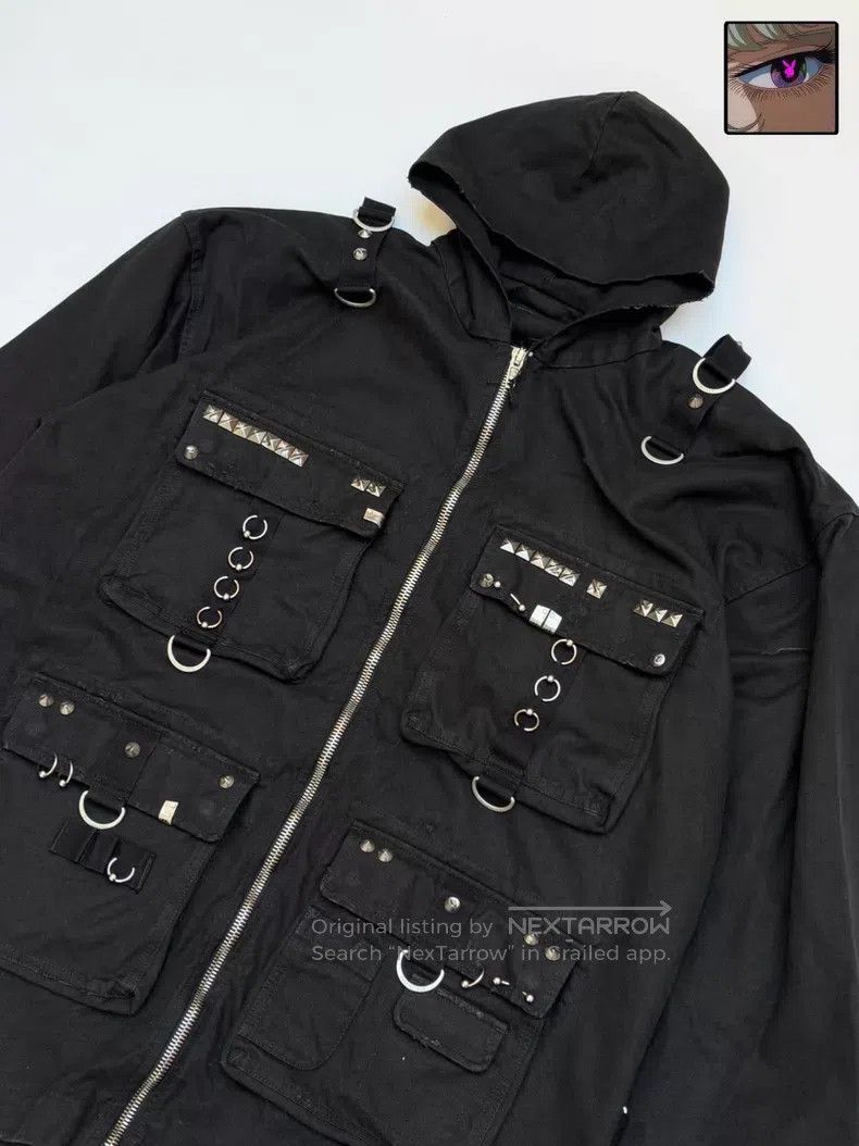 Balenciaga Balenciaga Studded zippered hooded jacket Size US XS / EU 42 / 0 - 3 Thumbnail