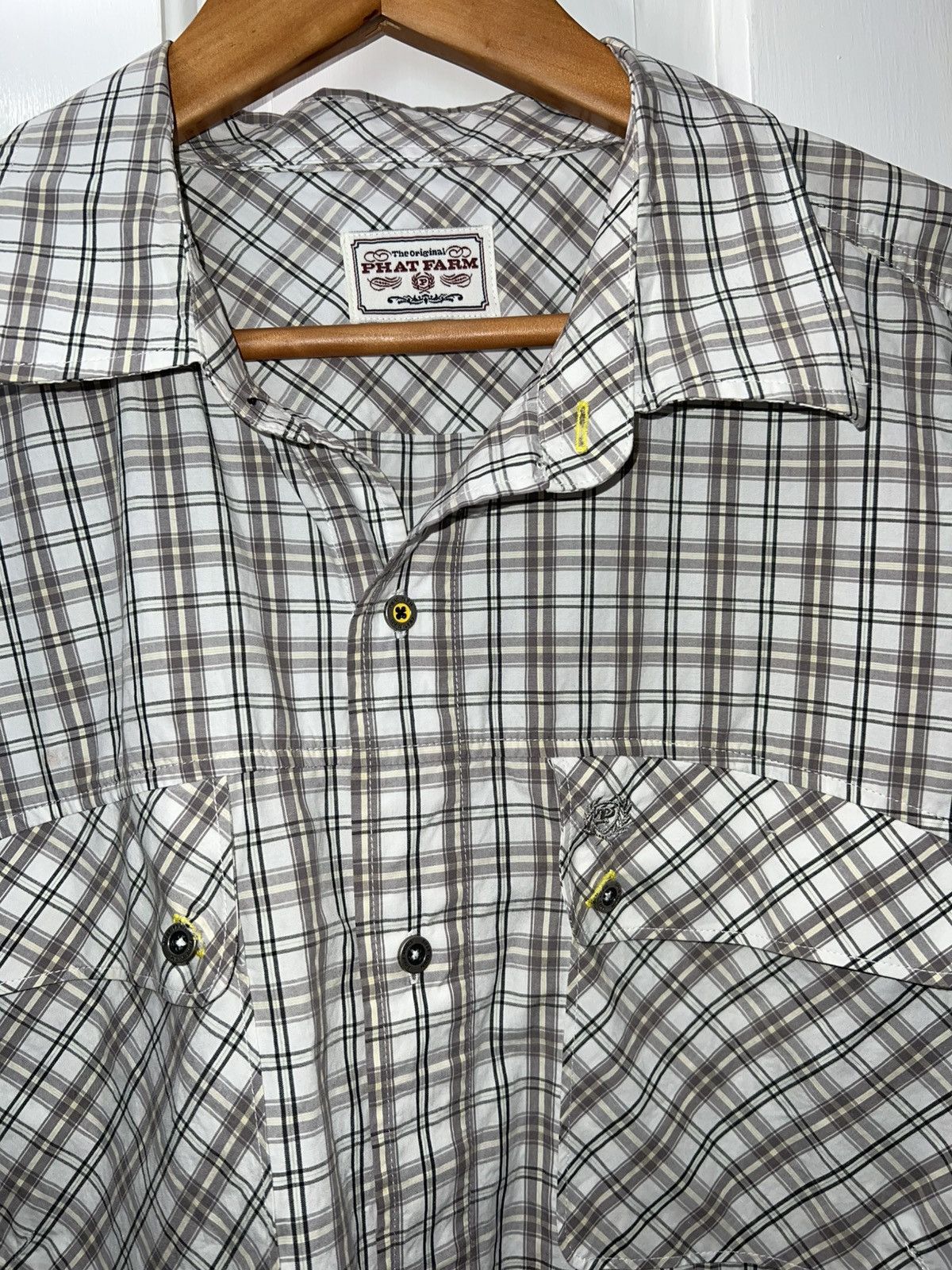 Phat Farm PHAT FARM VINTAGE BUTTON UP Size US XXL / EU 58 / 5 - 3 Thumbnail