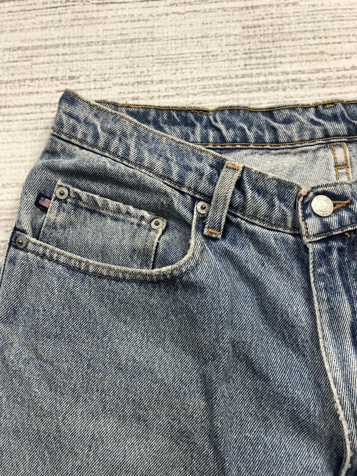 Polo Ralph Lauren × RRL Ralph Lauren × Ralph Lauren Rare Ralph Laurent Distressed Denim Jeans Size US 34 / EU 50 - 3 Thumbnail