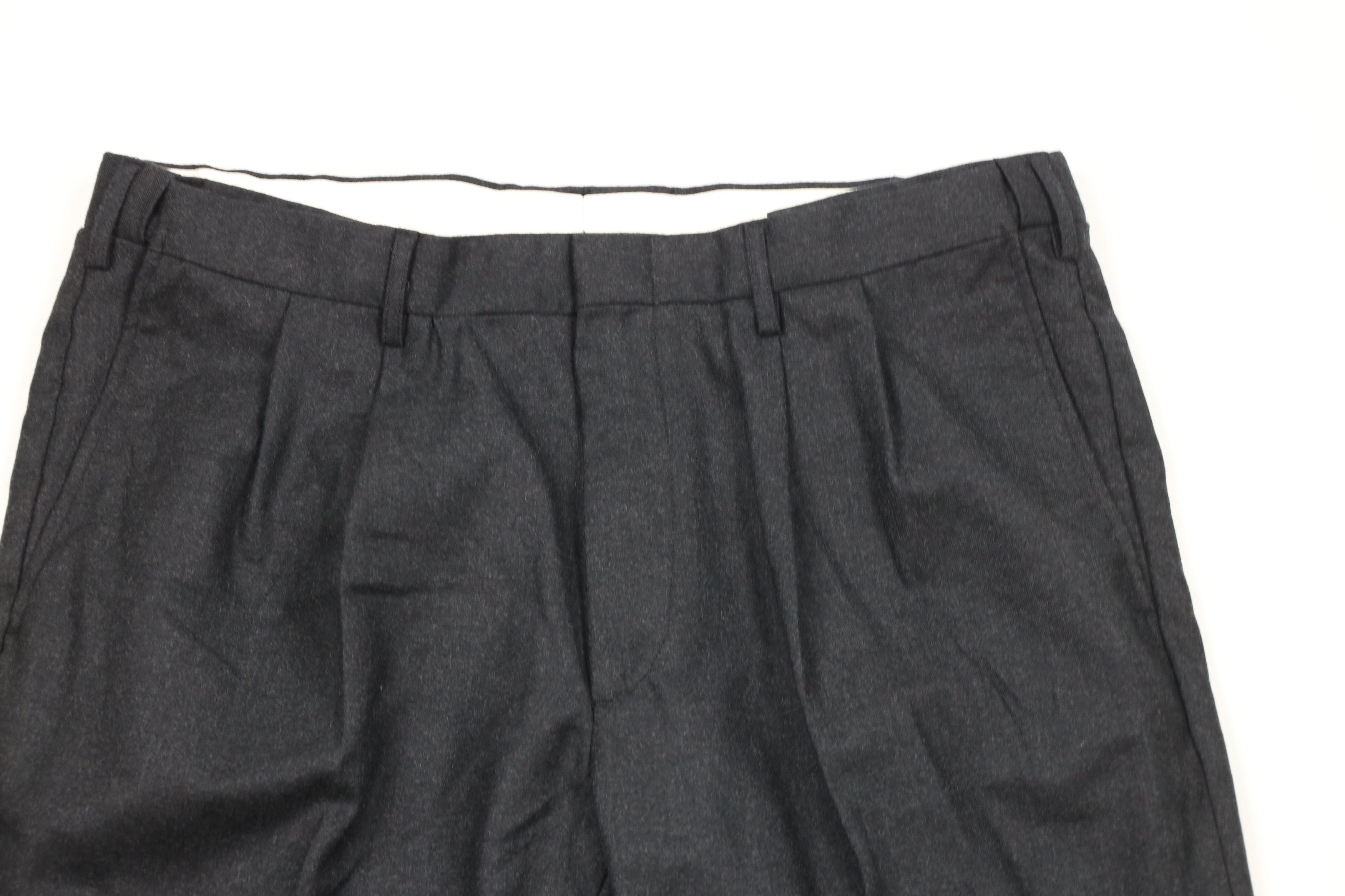 Orvis × Vintage Deadstock Vintage Orvis Wool Wide Leg Pants Charcoal Gray Size US 38 / EU 54 - 2 Thumbnail