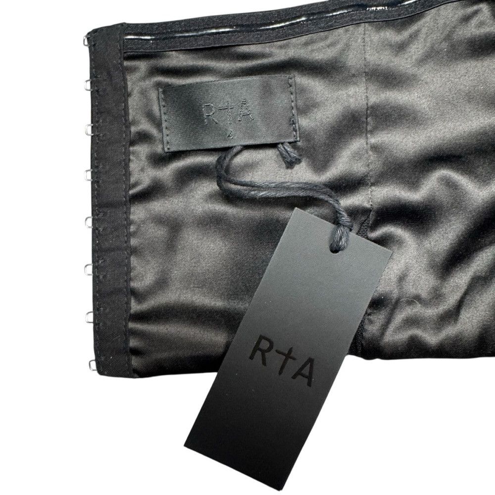 Rta NWT New $495 RtA Rangi Leather Corset Black Top Size 4 Size S / US 4 / IT 40 - 6 Thumbnail