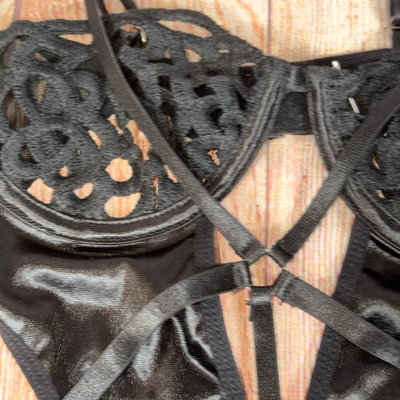 Other Small Black Lingerie Bodysuit Size ONE SIZE - 6 Thumbnail