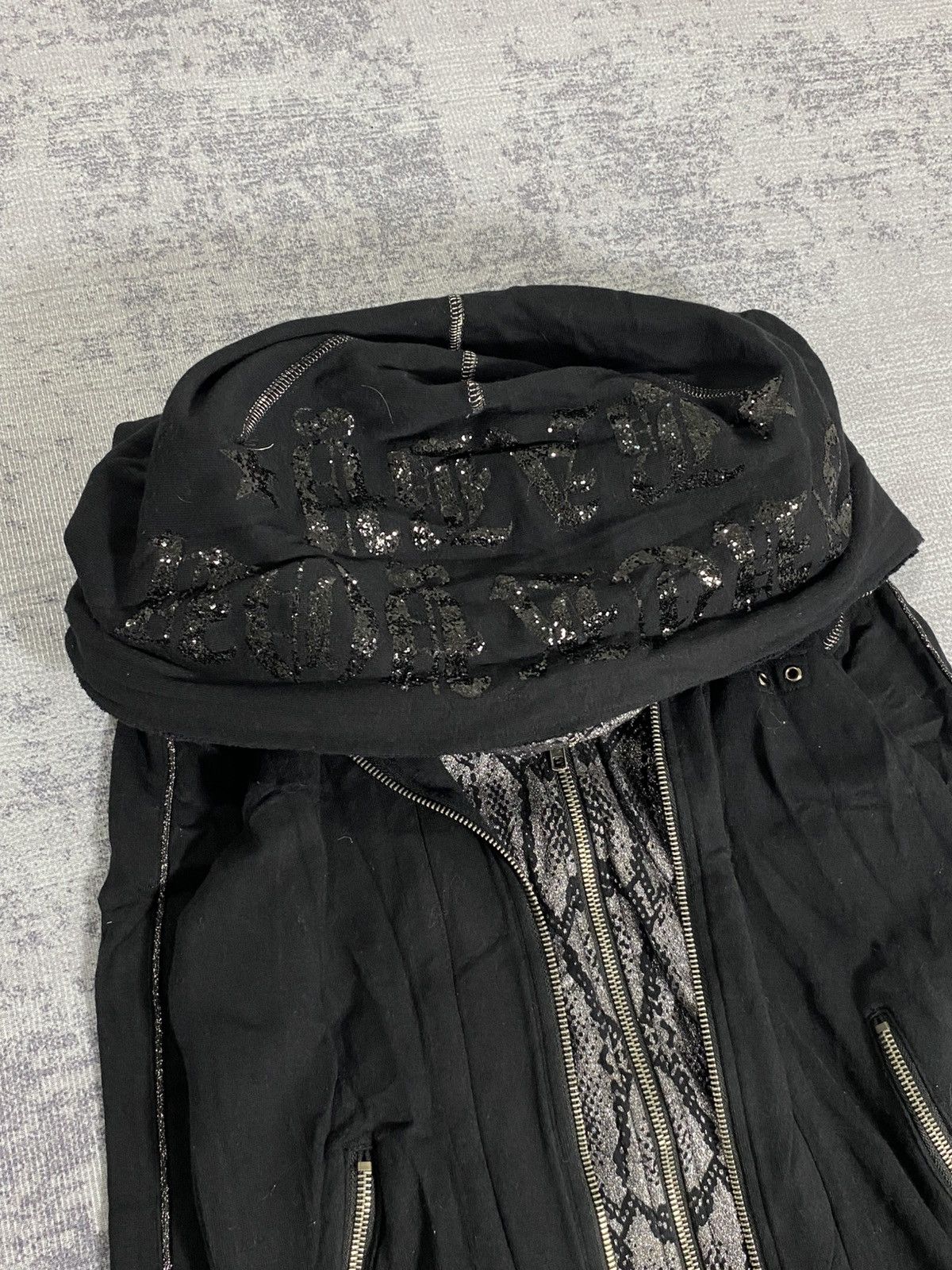 Japanese Brand Japanese buffalo bobs double layer snake skin hoodie Size US S / EU 44-46 / 1 - 4 Thumbnail