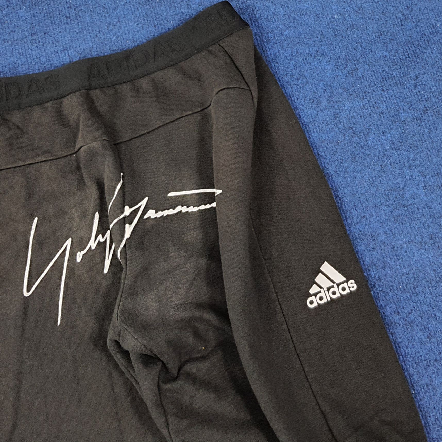 Adidas Vintage ADIDAS x Yohji Yamamoto Y3 Custom Logo Pants Size US 31 - 3 Thumbnail