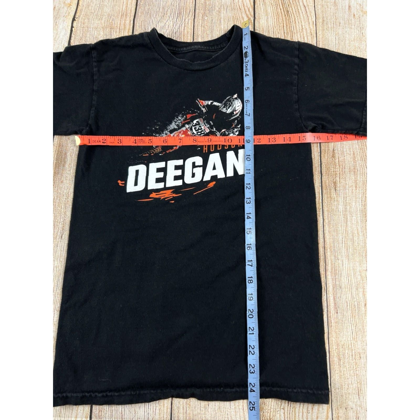 Hudson VINTAGE Deegan 38 T Shirt XS Black Motocross Graphic Men Short Sleeve Size XS Regular Fit Size US XS / EU 42 / 0 - 4 Thumbnail