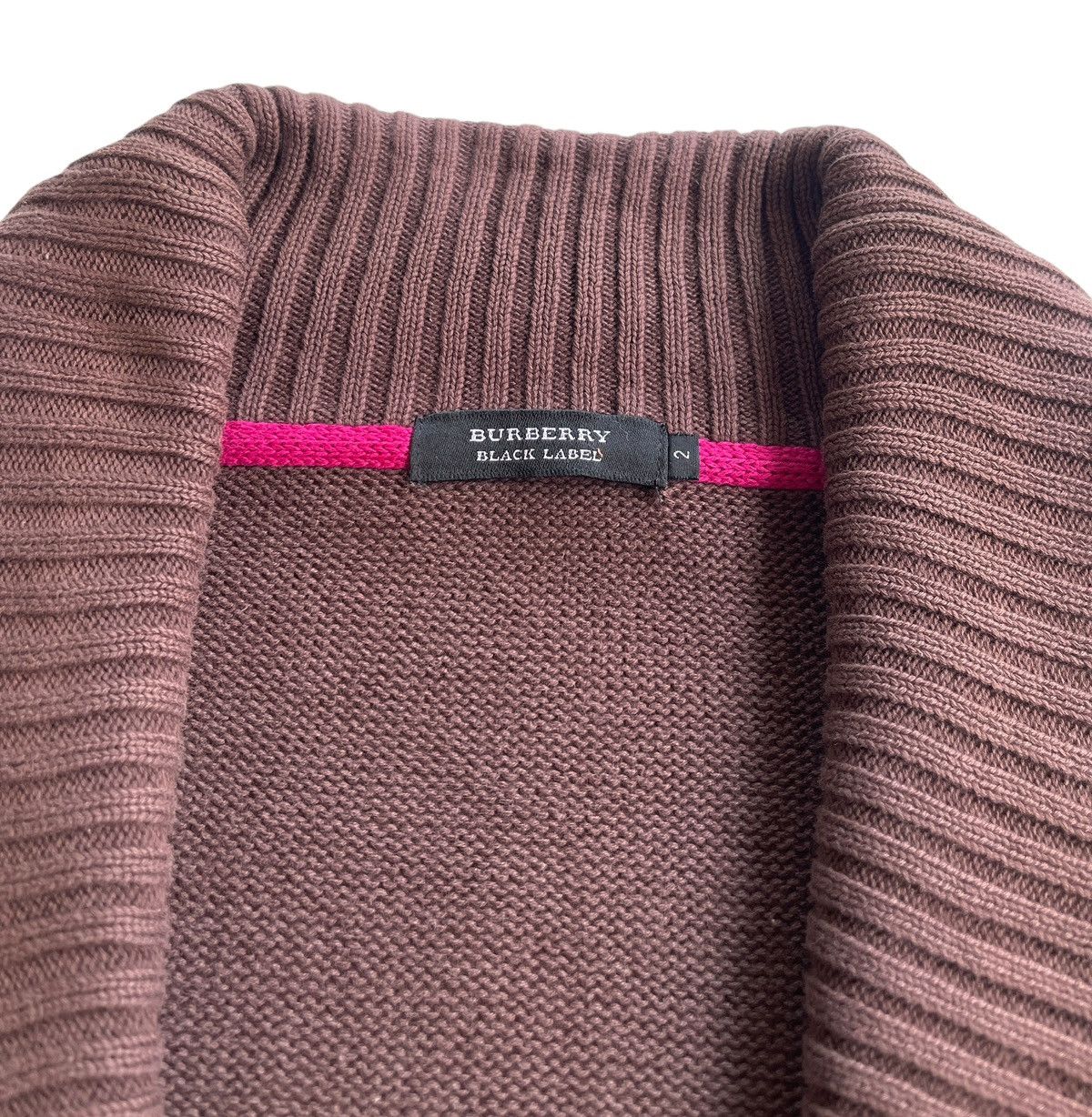 Burberry Burberry Black Label Shawl Collar Sweater Knit Size US S / EU 44-46 / 1 - 7 Thumbnail
