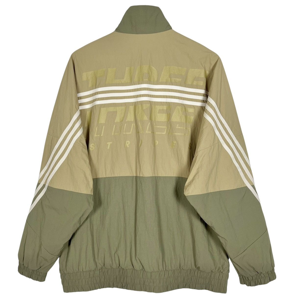 Adidas × Vintage Adidas Three Stripes Spellout Jacket Size US XL / EU 56 / 4 - 2 Thumbnail