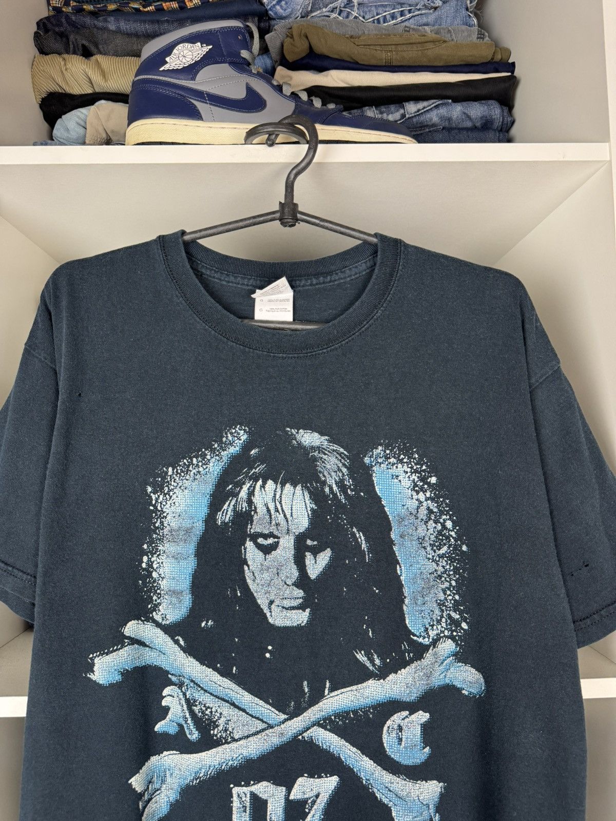 Band Tees Alice Cooper Psycho Drama Tour 2007 Distressed T-shirt Size US L / EU 52-54 / 3 - 2 Thumbnail
