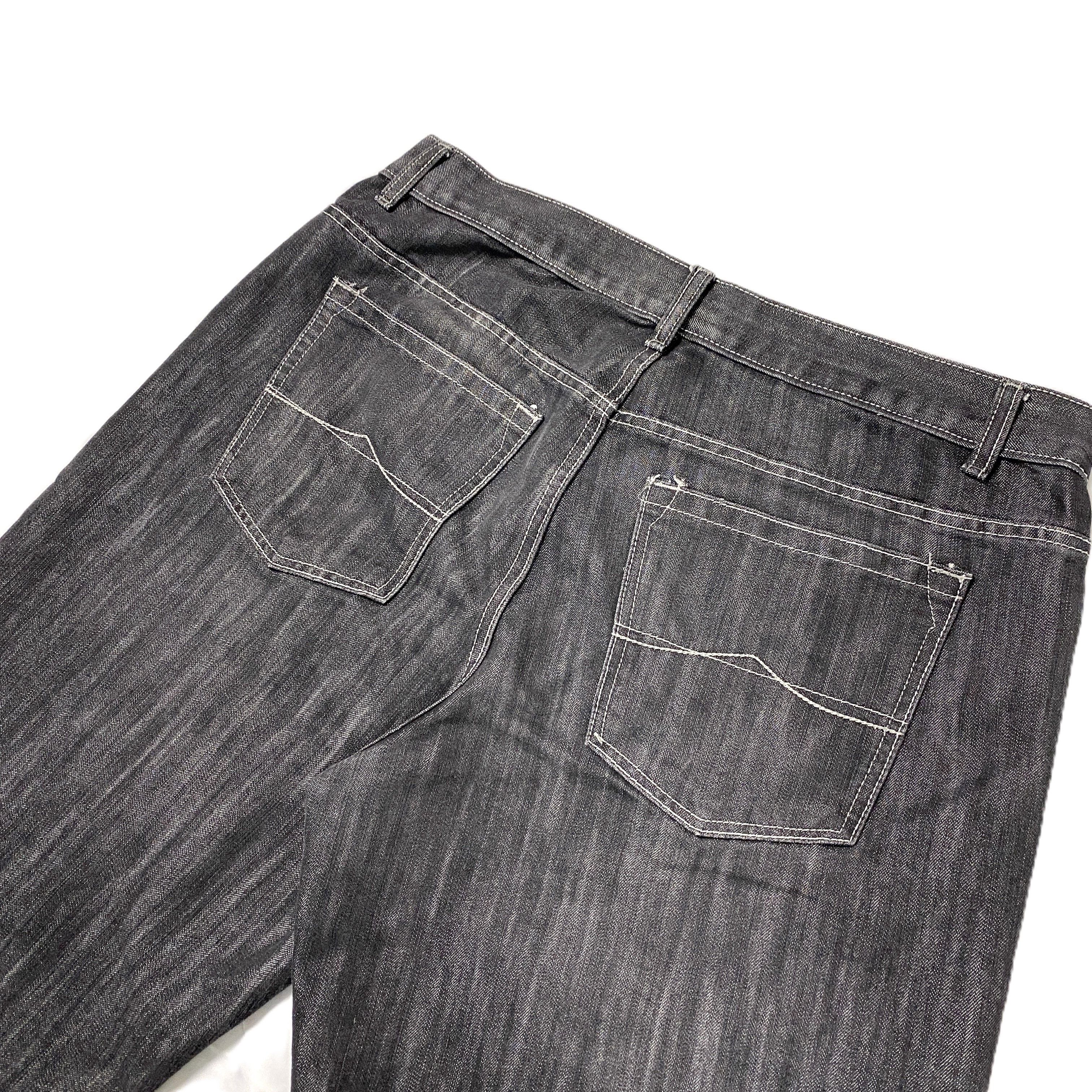 Avirex Avirex Y2K Black Charcoal Denim Shorts 38 Vintage Size US 38 / EU 54 - 5 Thumbnail