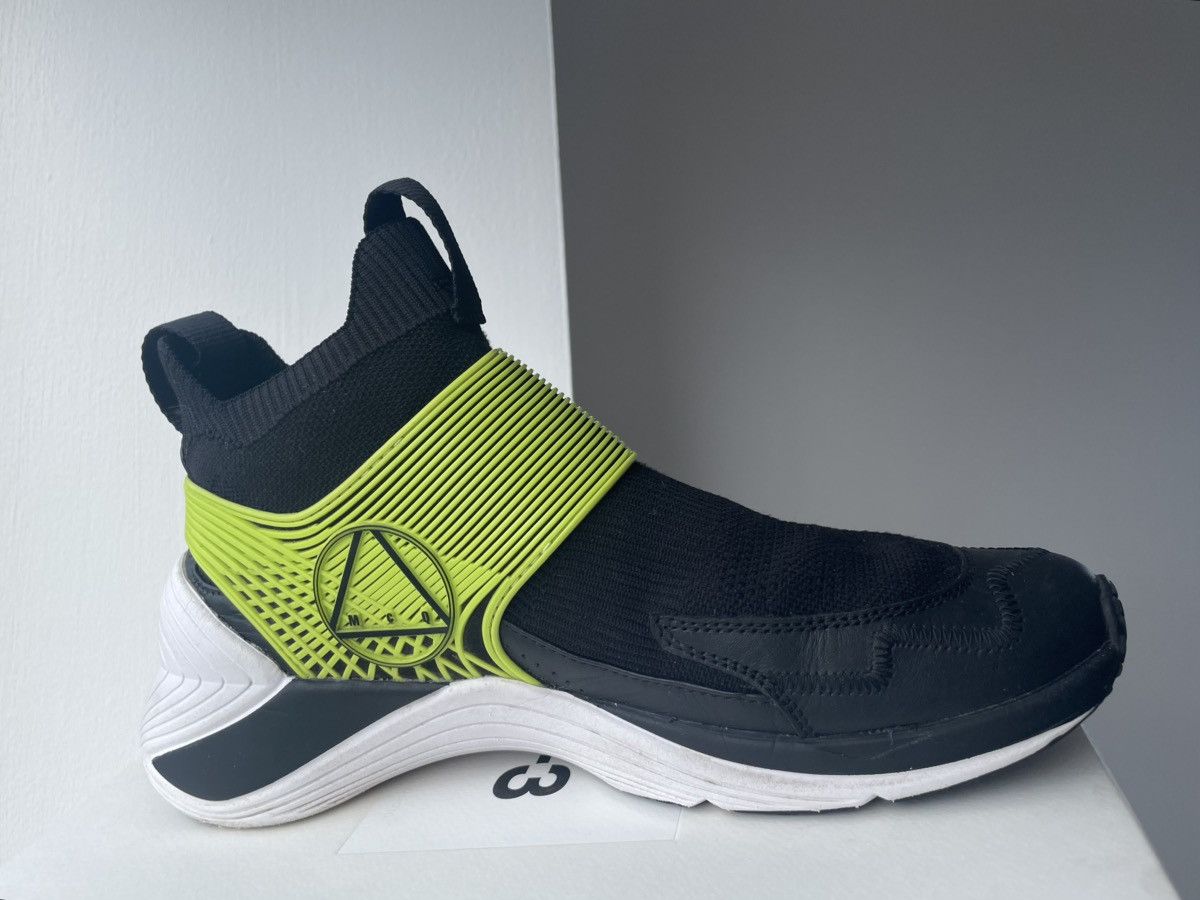MCQ RRP £450 Auth Alexander McQueen Trainers MCQ BlackGreen UK 5 Size US 7.5 / IT 37.5 - 7 Thumbnail