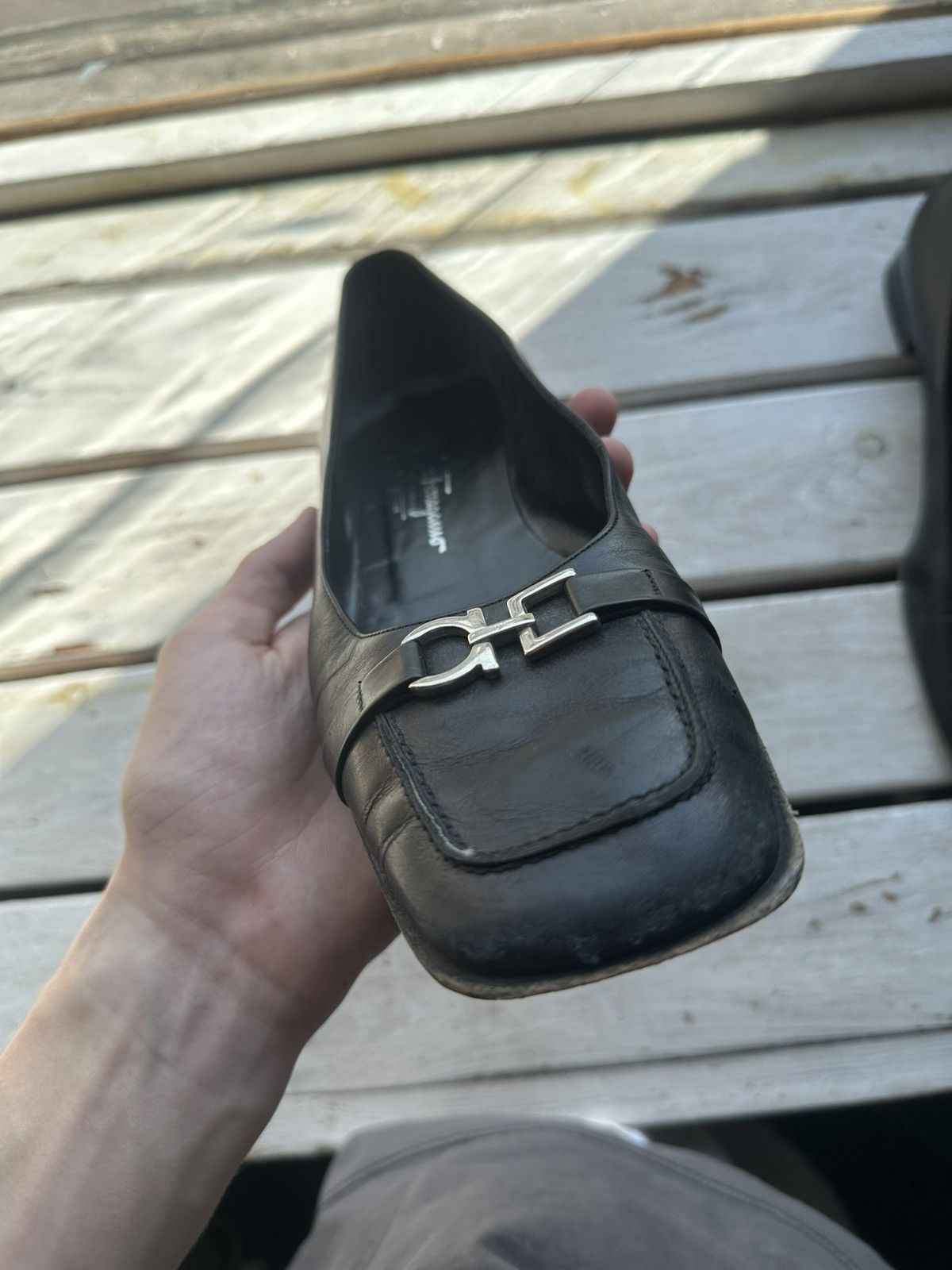 Salvatore Ferragamo RARE❗️Salvatore Ferragamo Women Shoes flats heels Size US 10 / IT 40 - 5 Thumbnail