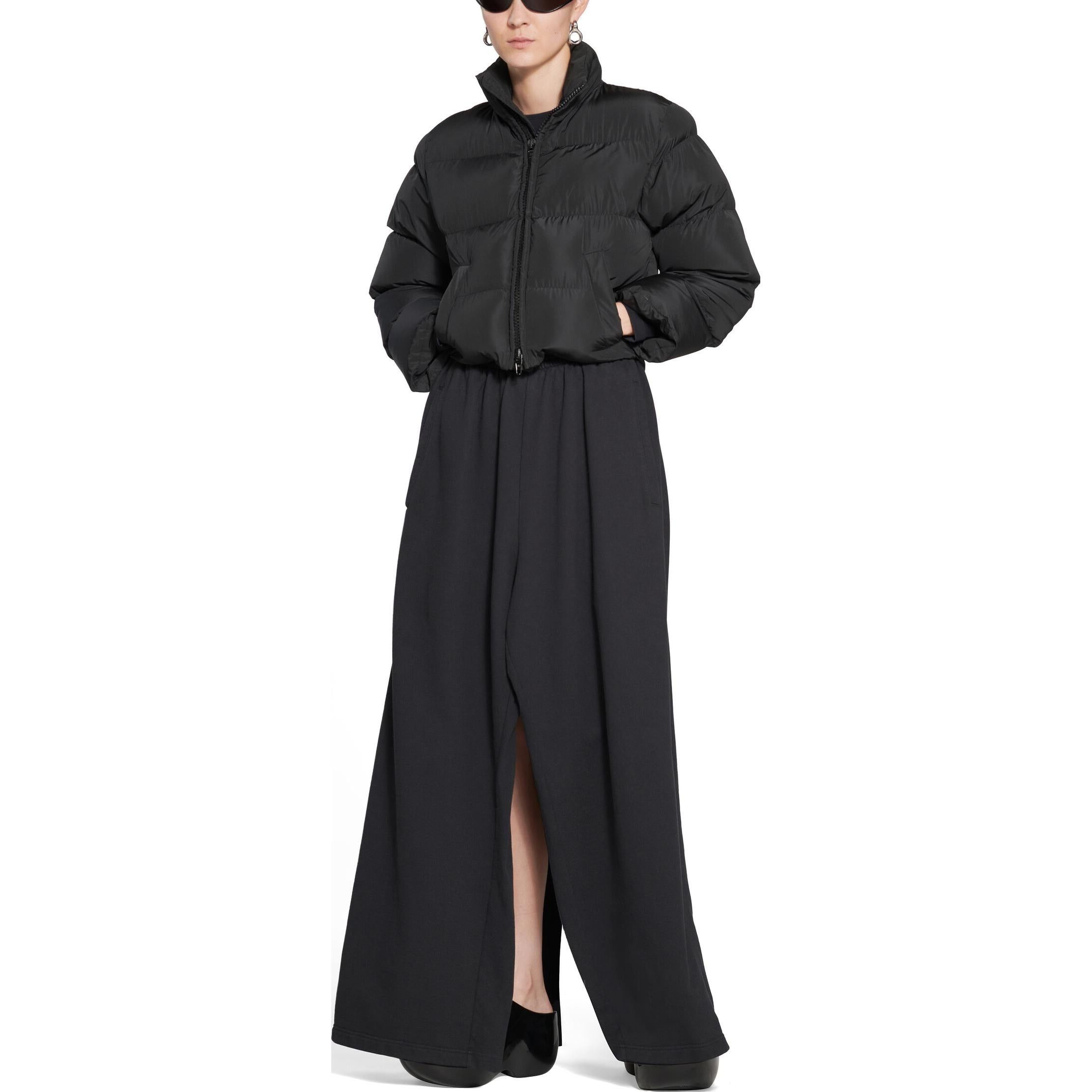 Balenciaga o1mt1gz0325 Shrunk Puffer Jacket in Black Size XL / US 12-14 / IT 48-50 - 6 Thumbnail