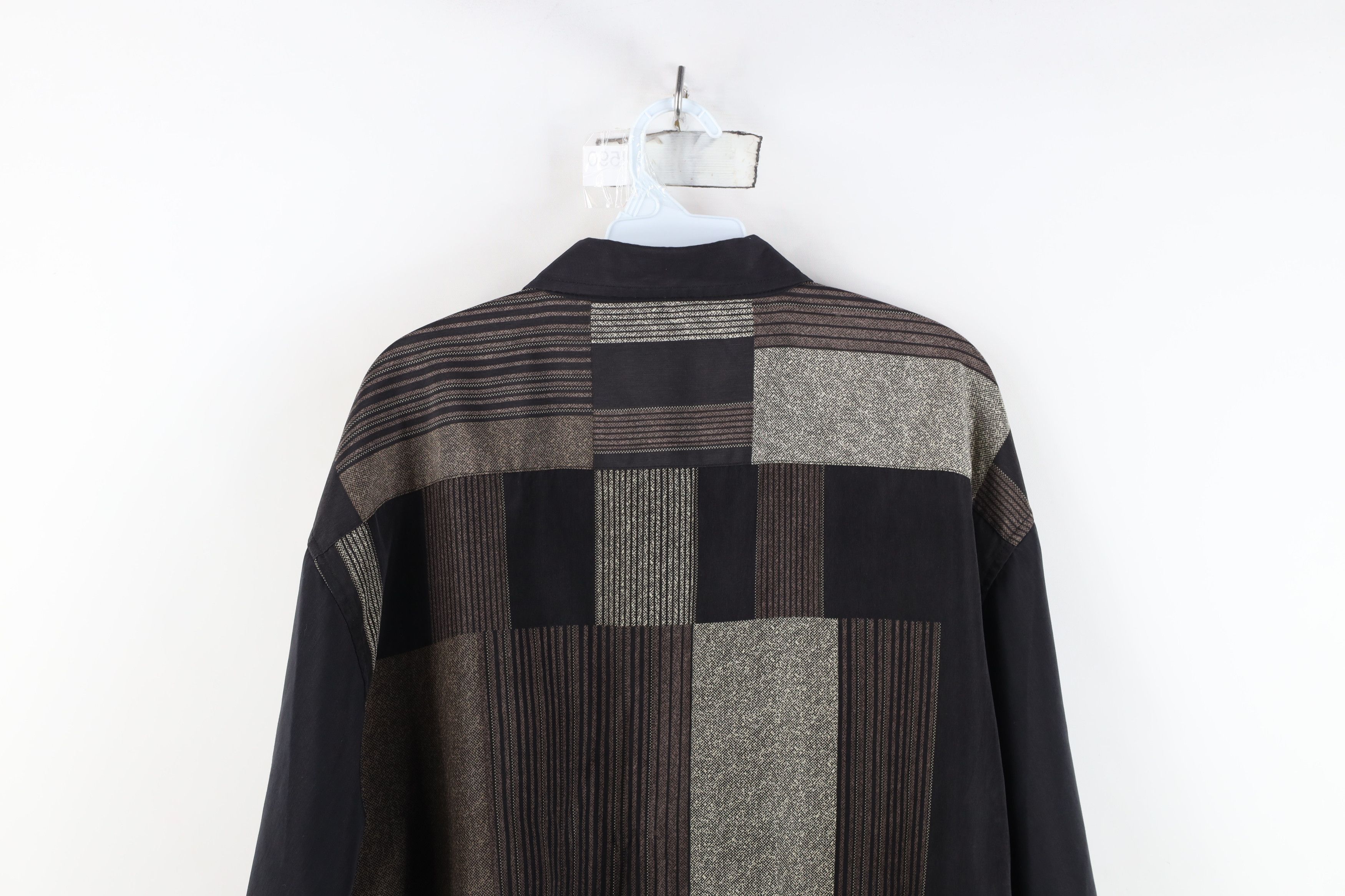 Vintage Vintage 90s Y2K Streetwear Checkered Collared Button Shirt Size US L / EU 52-54 / 3 - 12 Thumbnail