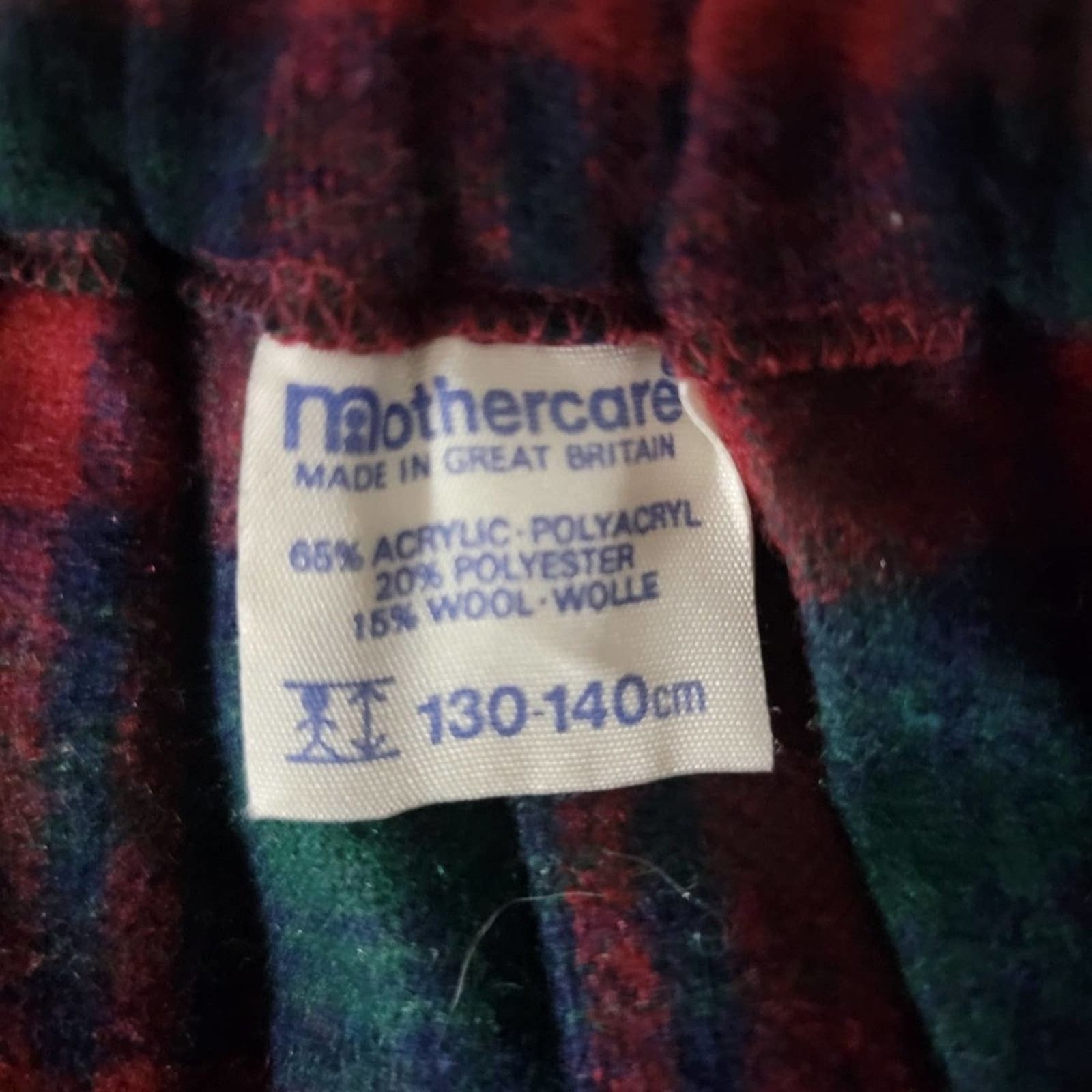 Vintage Vintage 90s Goth Grunge Plaid Pleated Midi Skirt Size 28" / US 6 / IT 42 - 5 Thumbnail