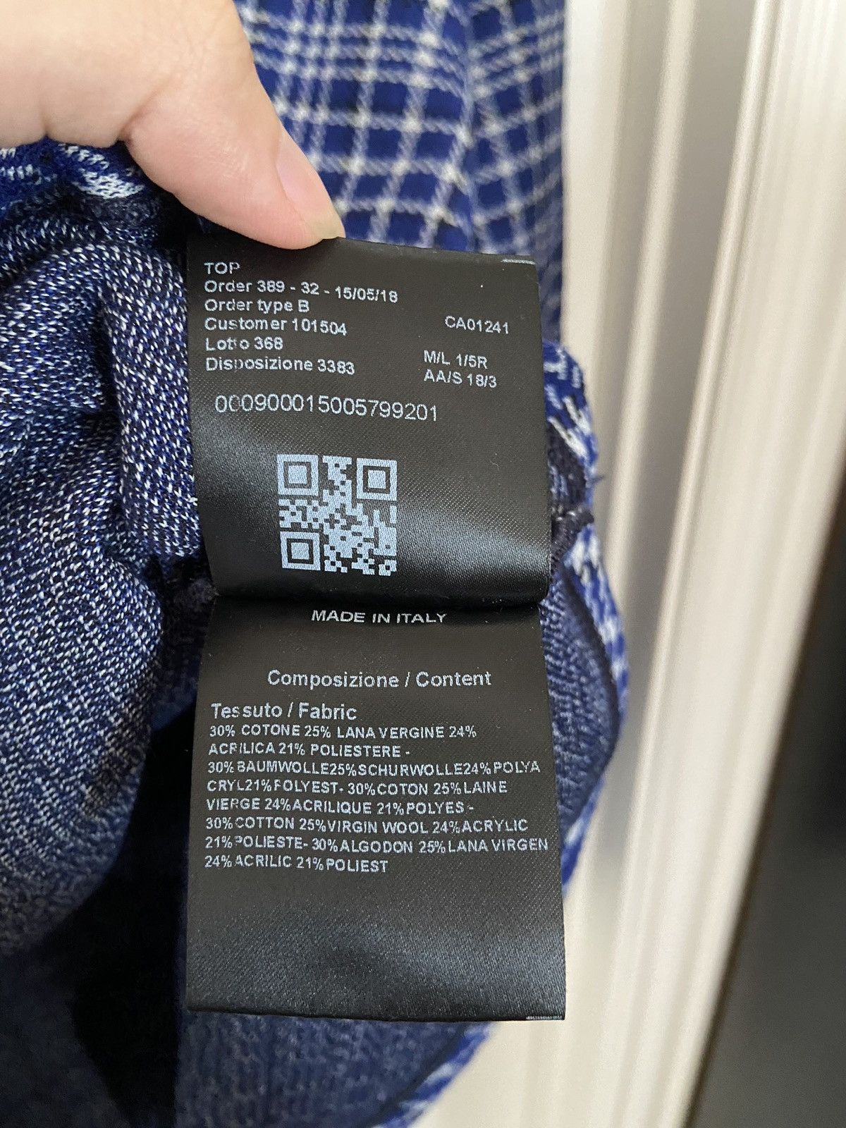 Calvin Klein 205W39NYC × Raf Simons Calvin Klein 205w39nyc Plaid Asymmetrical Draped Top Size XS / US 0-2 / IT 36-38 - 5 Thumbnail