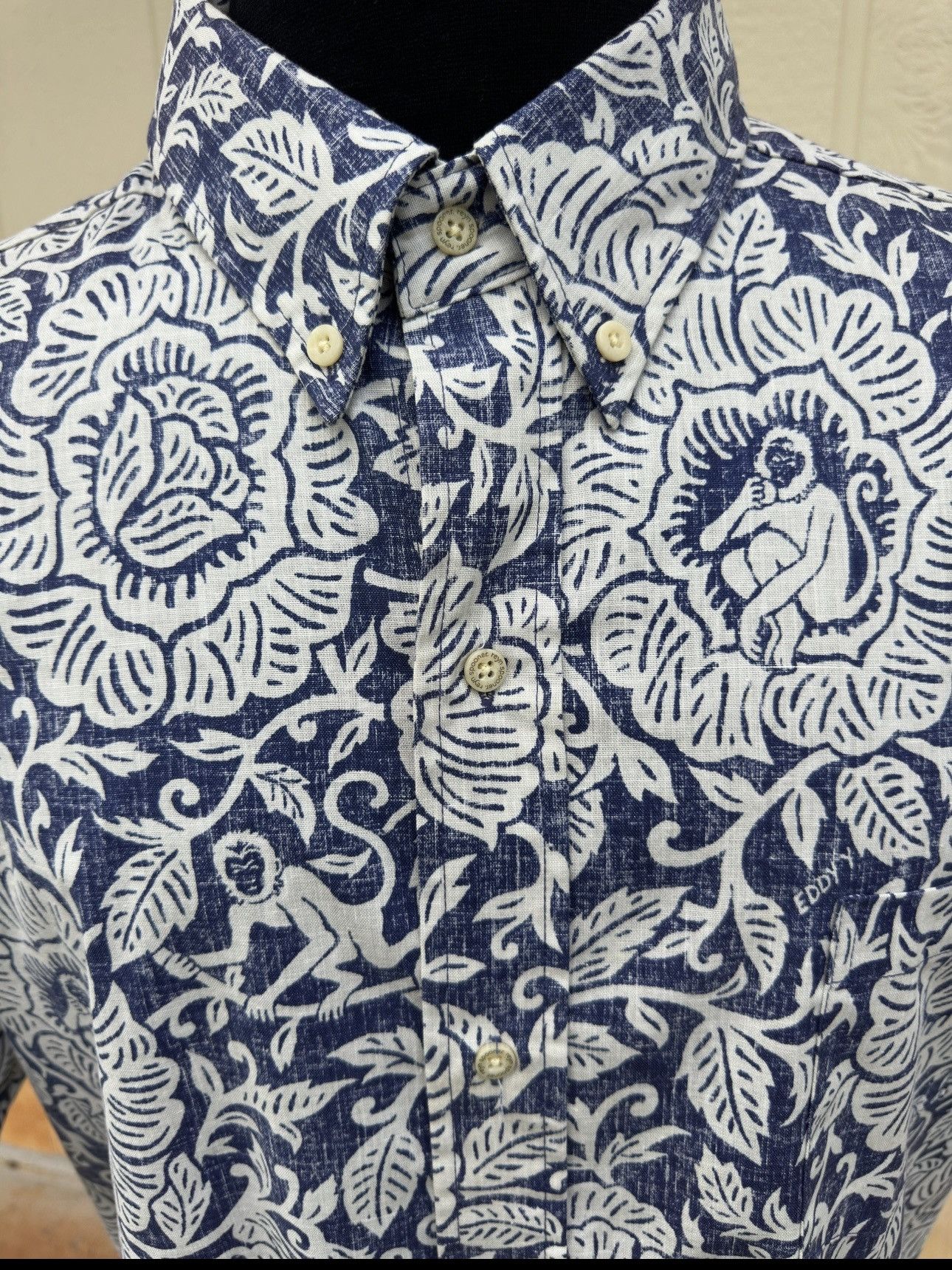 Reyn Spooner Reyn Spooner Hawaiian Print Blue Full Button Men's XL Size US XL / EU 56 / 4 - 3 Thumbnail