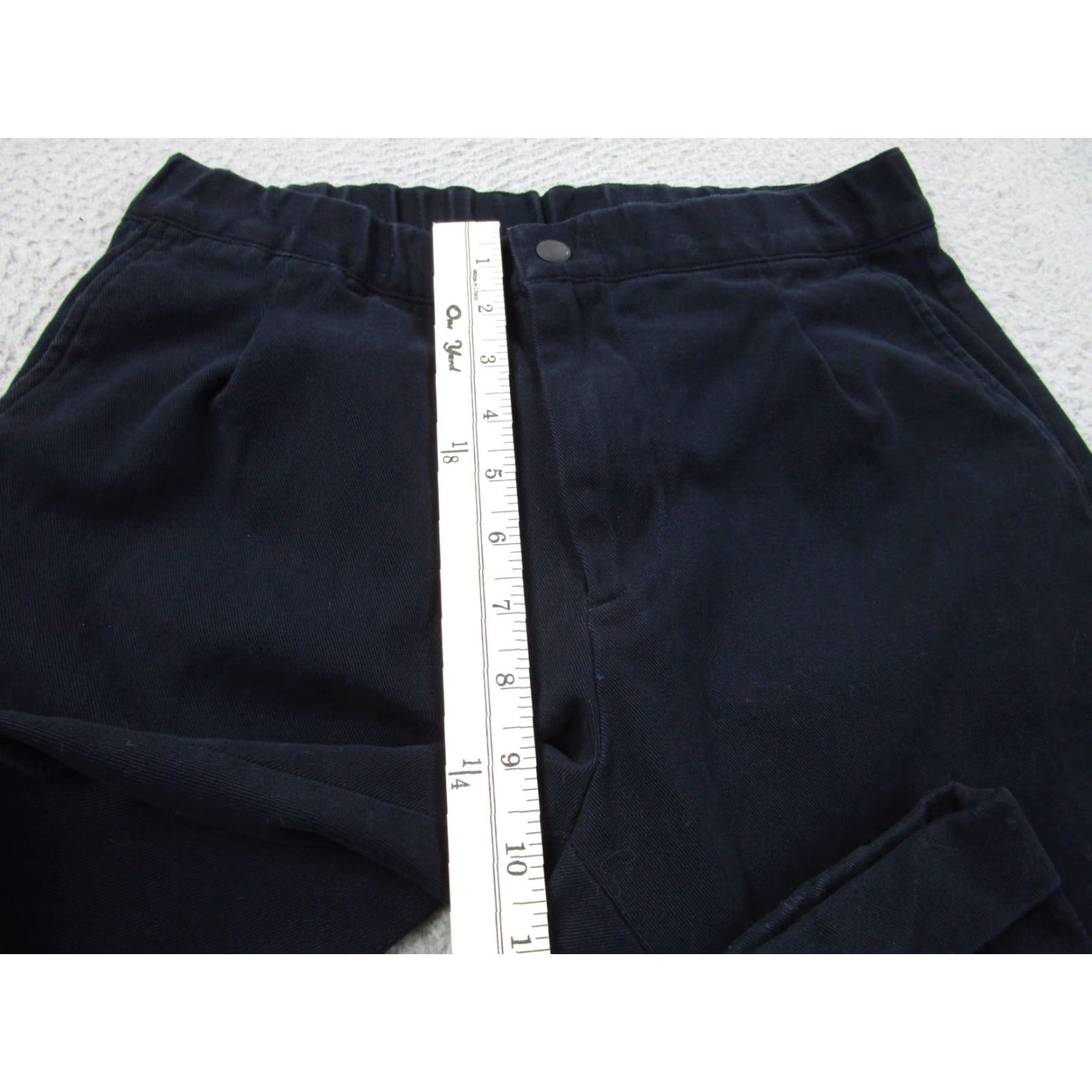 Paul Smith Paul Smith Pants Mens 28 Blue Chino Casual Preppy Regular Belt Loops Pleated Cuffed Straight Rise 10-12in Cotton Spandex Size US 28 / EU 44 - 6 Thumbnail