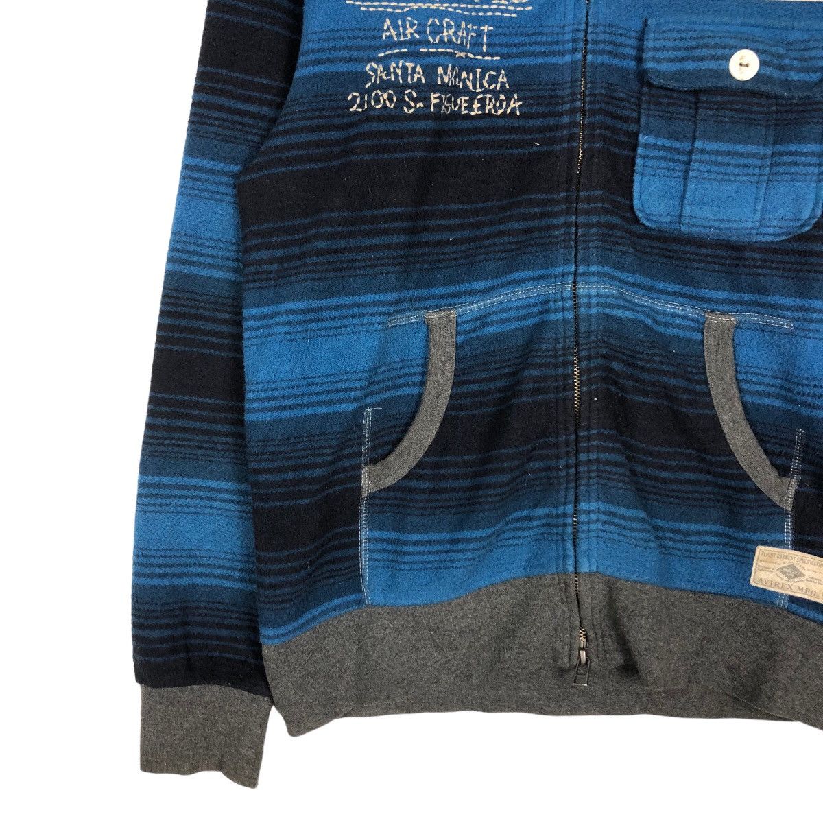 Japanese Brand 🔥Vintage Zipper Jacket Striped Avirex USA Mfg Military Size US M / EU 48-50 / 2 - 4 Thumbnail
