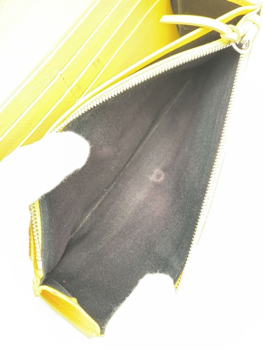 Balenciaga Balenciaga Leather Long Wallet Yellow Size ONE SIZE - 5 Thumbnail