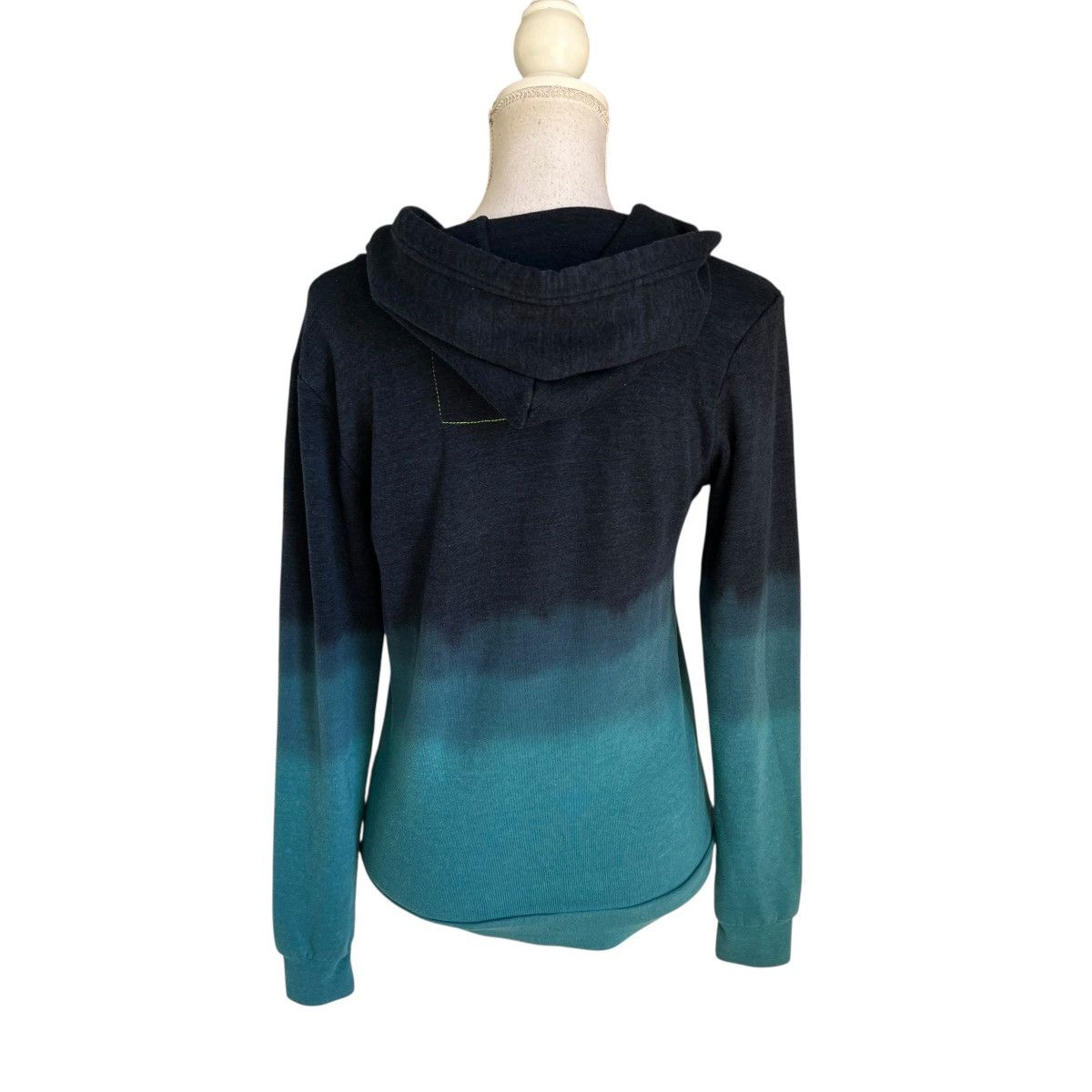 Aviator Nation Aviator Nation Teal Ombre V Neck Hoodie Size S Size S / US 4 / IT 40 - 2 Thumbnail