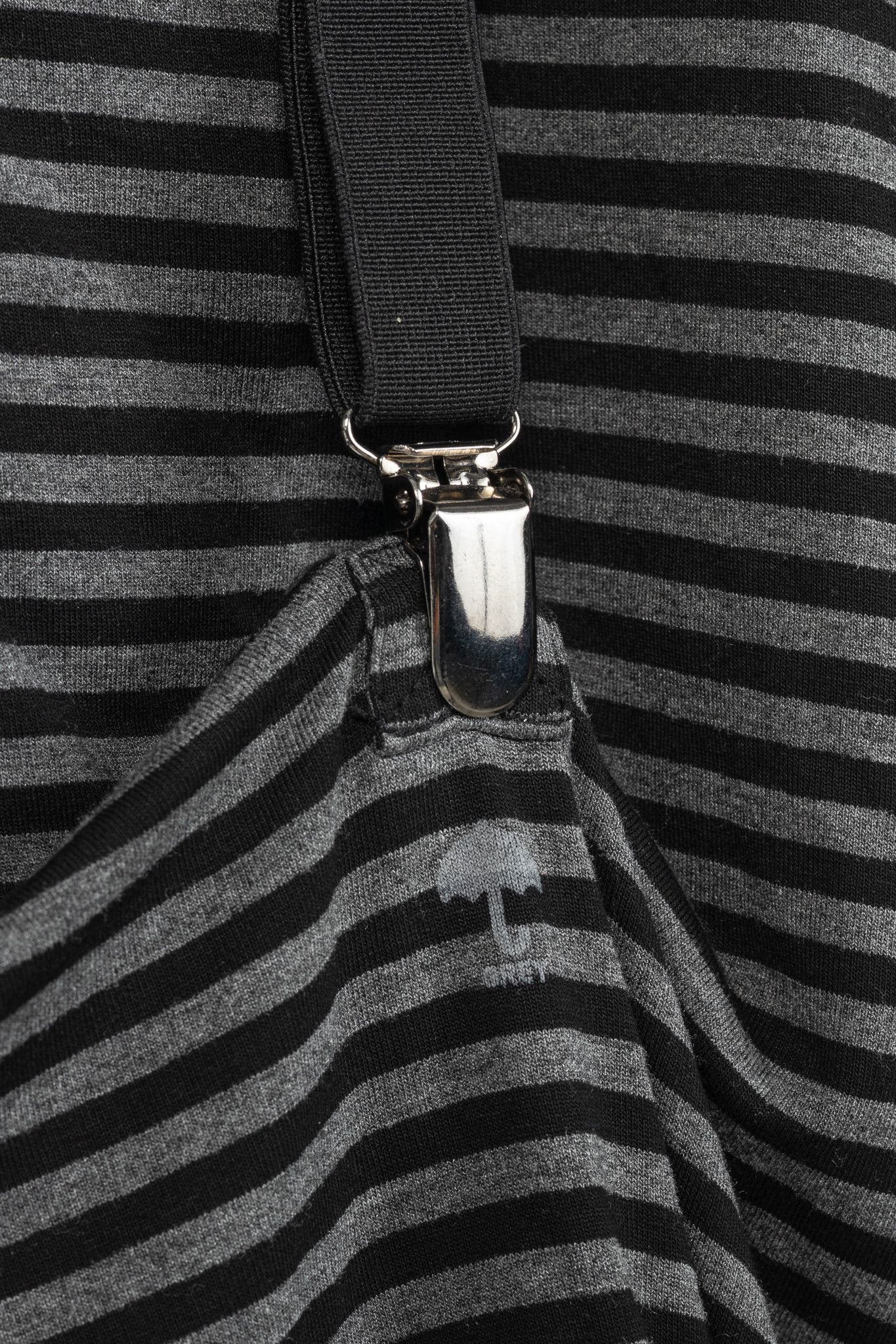 Daniele Alessandrini Daniele Alessandrini Striped Jersey Suspender T-Shirt Size US S / EU 44-46 / 1 - 6 Thumbnail