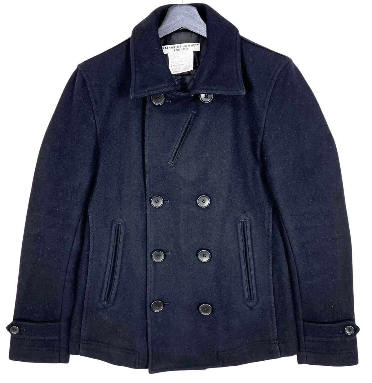 Designer × Katharine Hamnett London Katharine Hamnett London Blouson Women Wool Peacoat Size M / US 6-8 / IT 42-44 - 2 Thumbnail