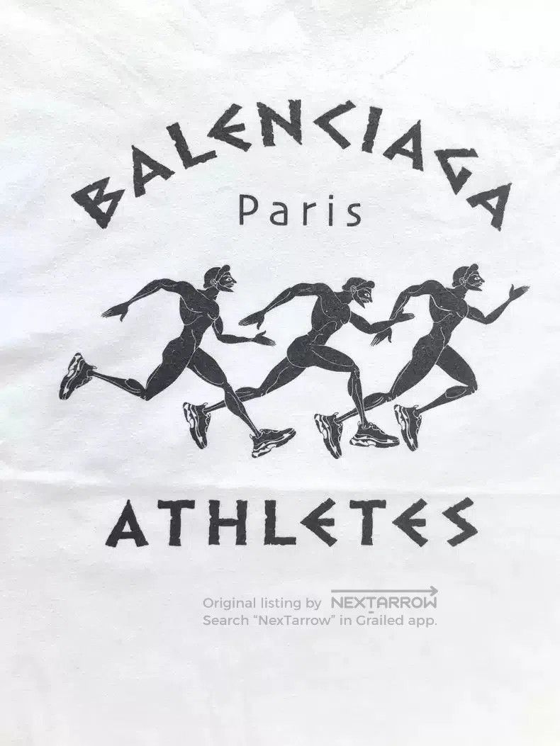 Balenciaga Balenciaga Marathon Short Sleeves. Size US S / EU 44-46 / 1 - 4 Thumbnail