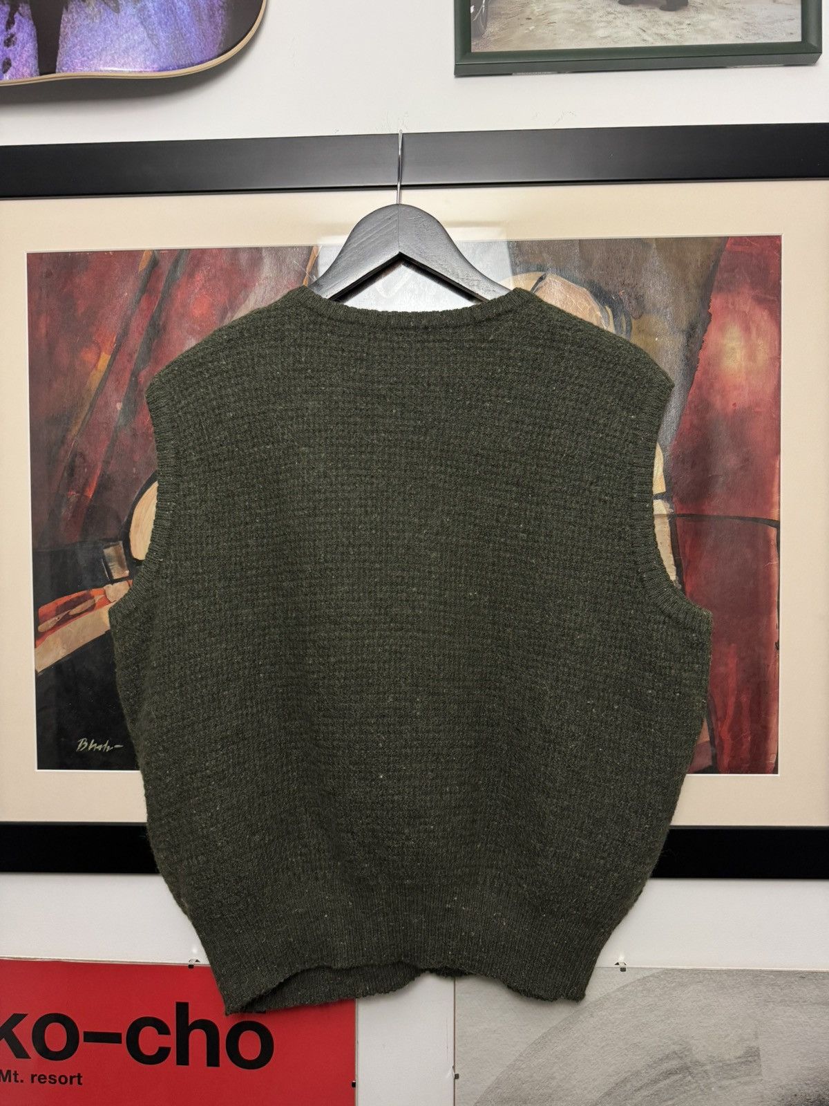 Versace Vintage 90s Gianni Versace Sweater Vest Designer Knit Bird Size US L / EU 52-54 / 3 - 2 Thumbnail