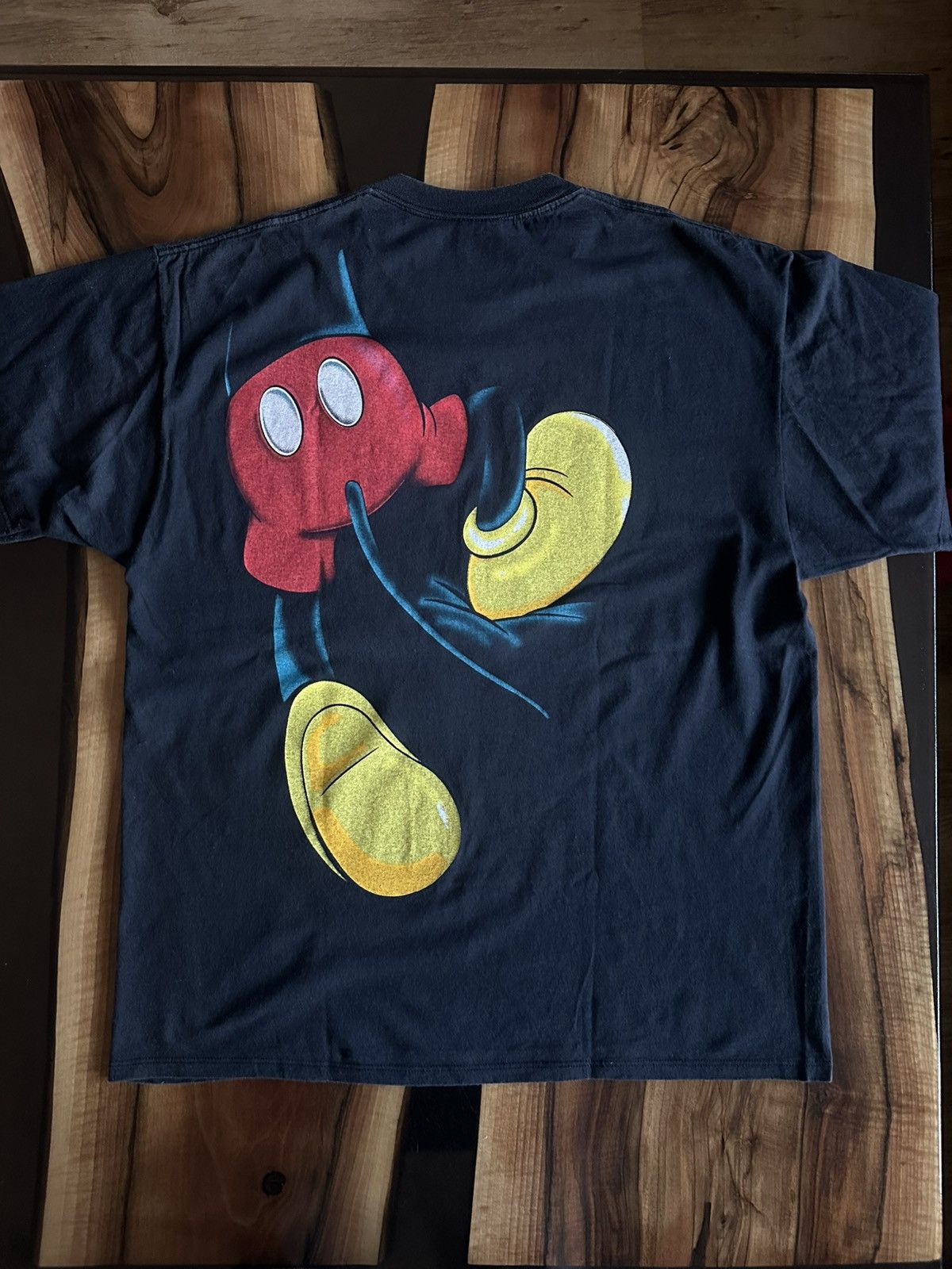 Disney Vintage Disney Designs 90s Black Double Sided Big Mickey Size US XXL / EU 58 / 5 - 5 Thumbnail
