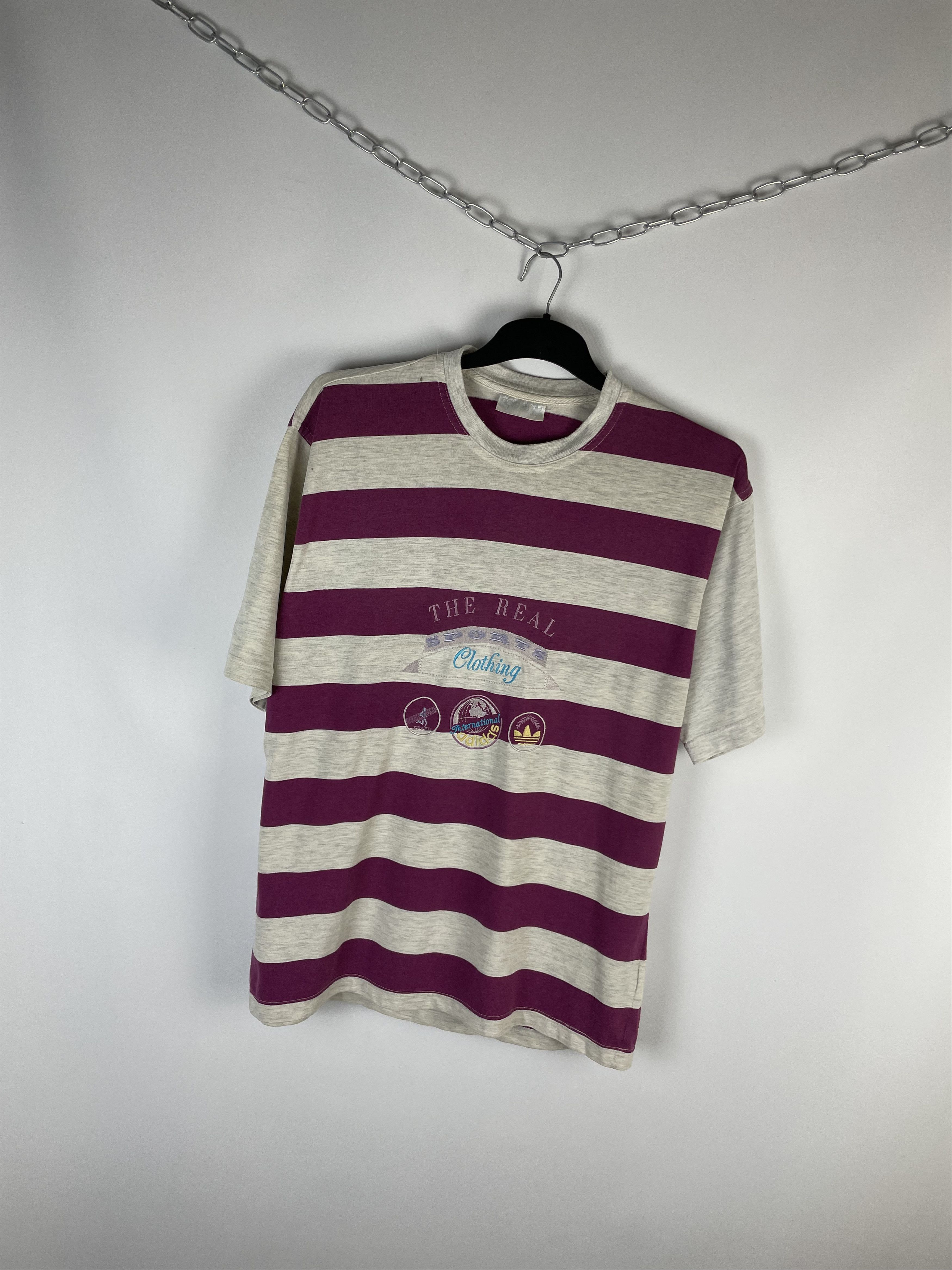 Adidas Mens Adidas Vintage T-Shirt 90s Size US L / EU 52-54 / 3 - 2 Thumbnail