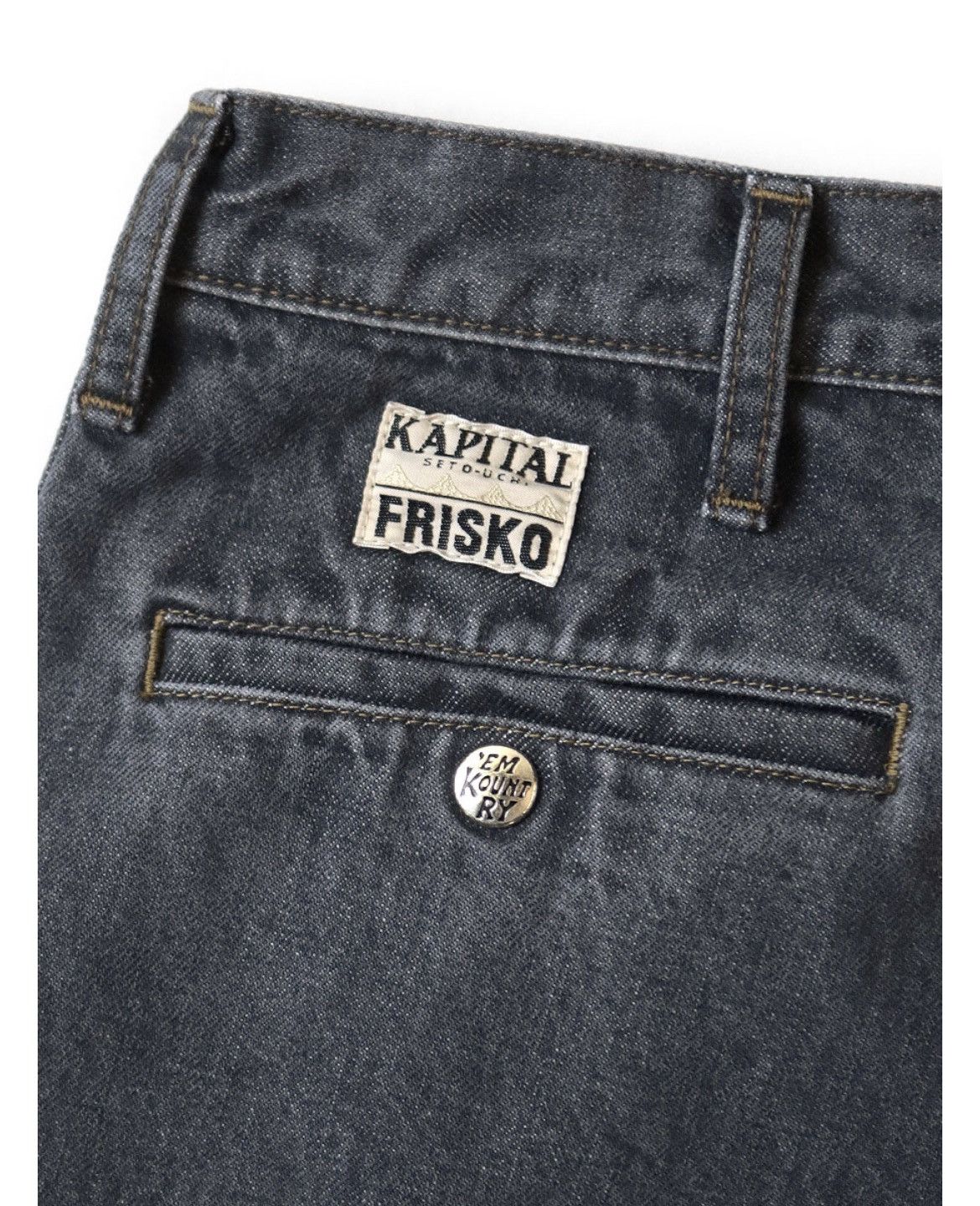Kapital Kapital 14oz black denim 5P Frisco 32inch Size US 32 / EU 48 - 6 Thumbnail