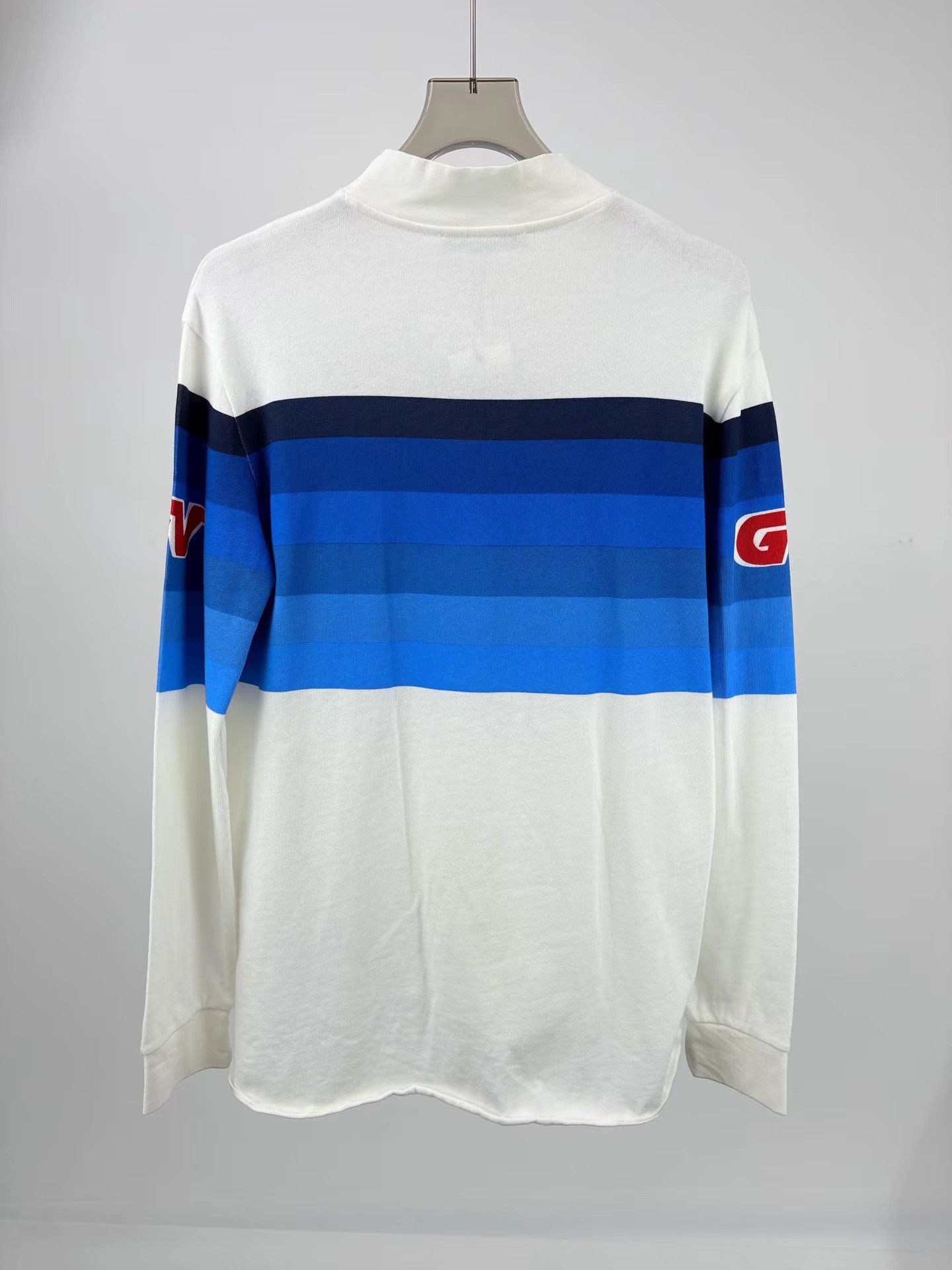 Givenchy GIVENCHY Red & Blue Print Long Sleeve Size US XL / EU 56 / 4 - 2 Thumbnail