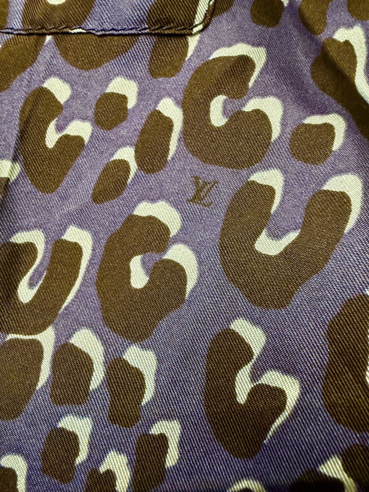 Louis Vuitton × Stephen Sprouse Louis Vuitton Stephen Sprouse Silk Leopard Pants 2012 Runway Size 28" / US 6 / IT 42 - 15 Thumbnail