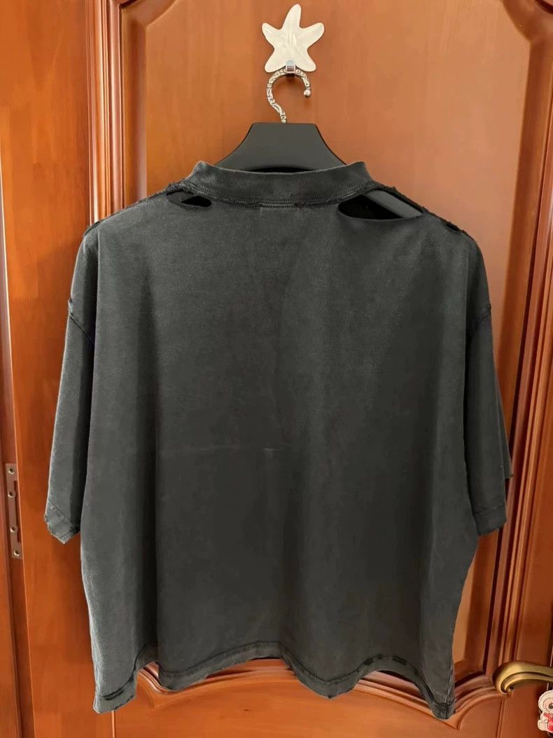 Balenciaga Balenciaga Gradient logo destruction short sleeve Size US M / EU 48-50 / 2 - 2 Thumbnail
