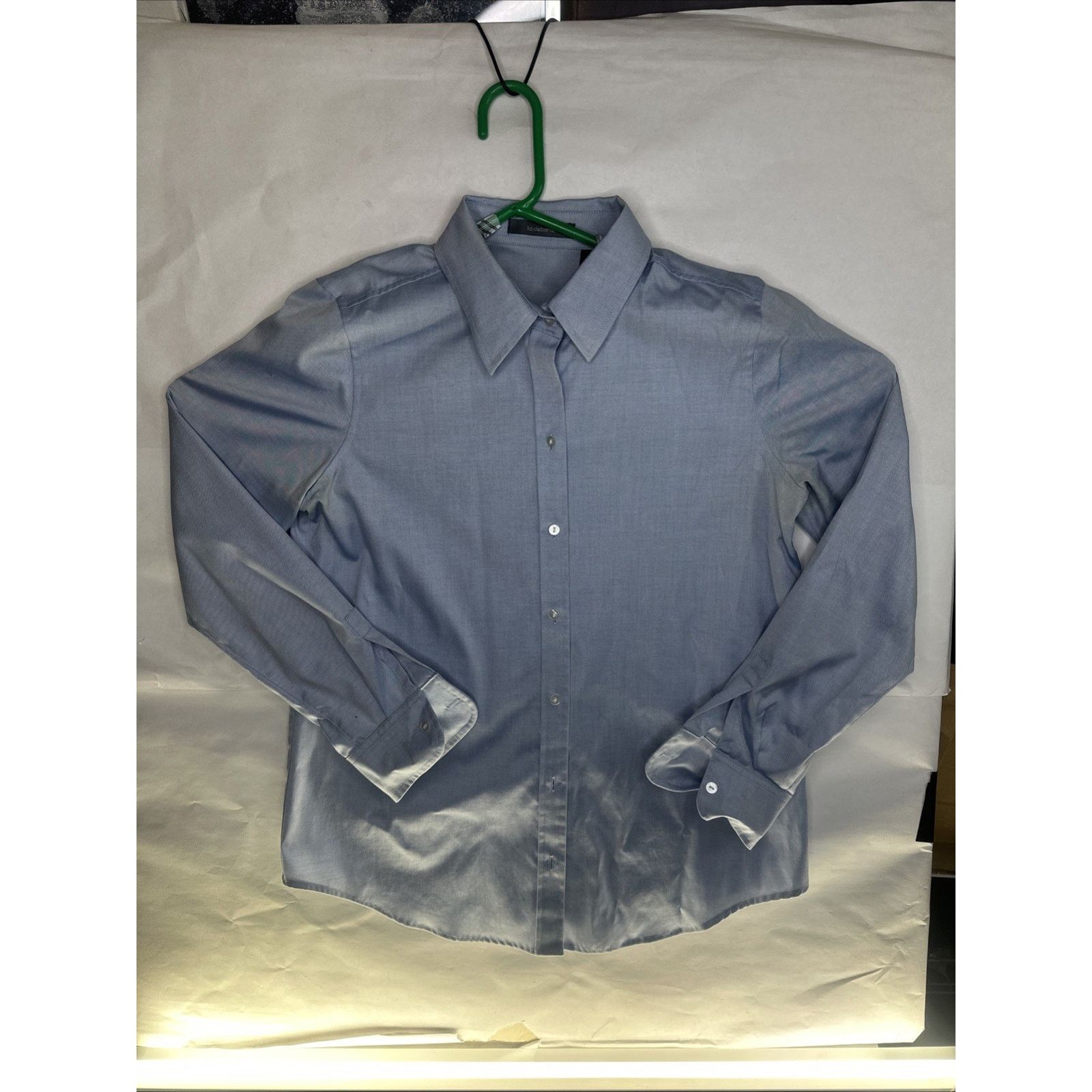 Liz Claiborne Liz Claiborne Men Vintage Long Sleeve Shirt - Blue - Size 8 Size M / US 6-8 / IT 42-44 - 1 Thumbnail