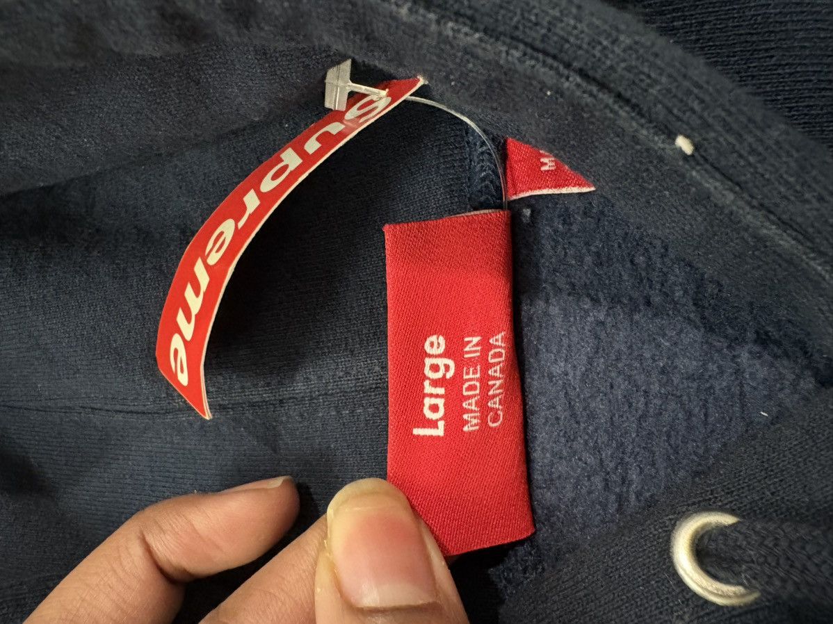 Supreme Supreme Micro Logo Hooded Sweatshirt (FW24) Size US L / EU 52-54 / 3 - 3 Thumbnail