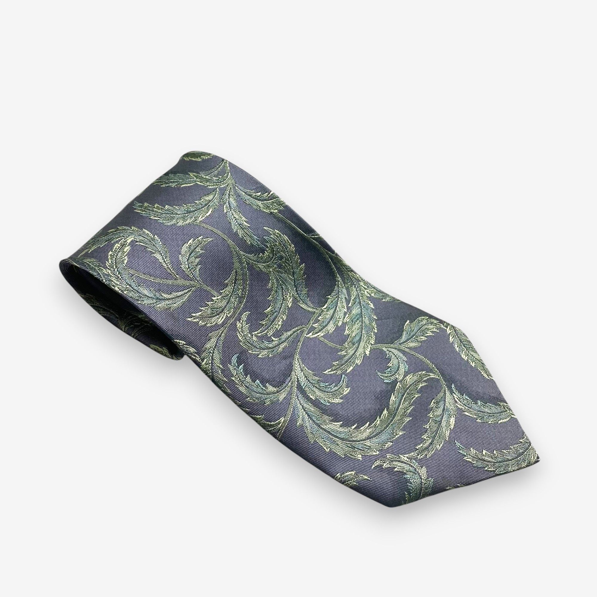 Japanese Brand Vintage Yves Saint Laurent SILK Necktie Cravate Pure Silk Size ONE SIZE - 1 Thumbnail
