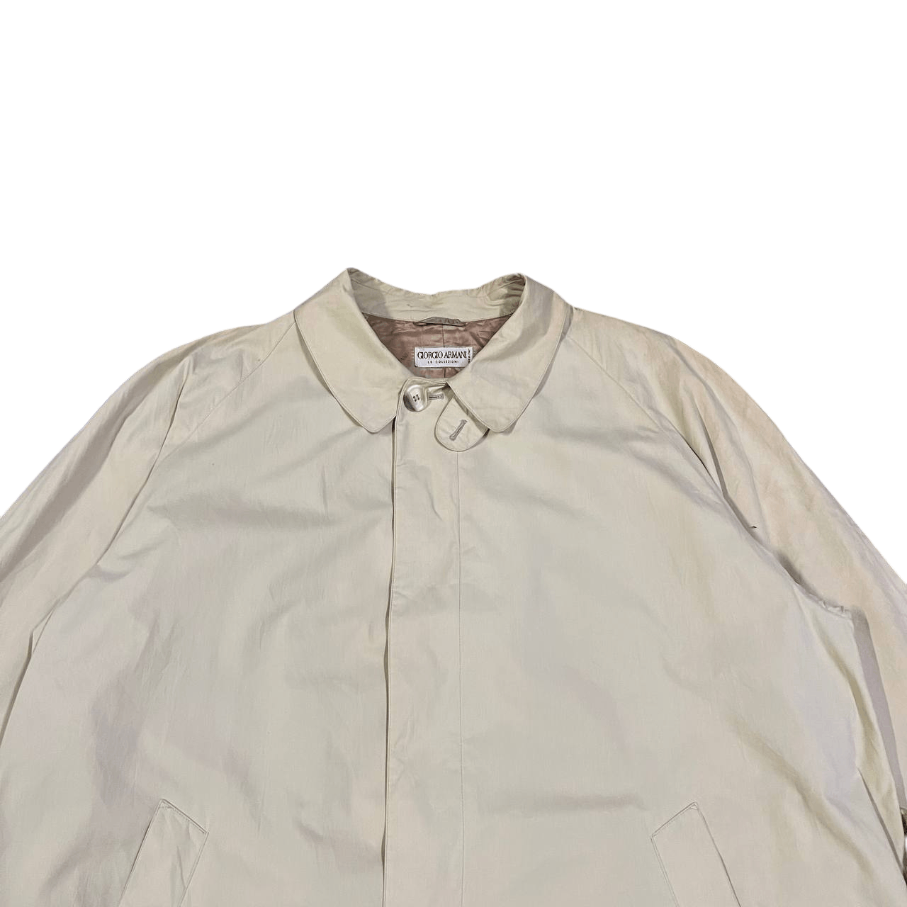 Giorgio Armani Vintage Giorgio Armani Trench Coat with Belt Size US M / EU 48-50 / 2 - 2 Thumbnail