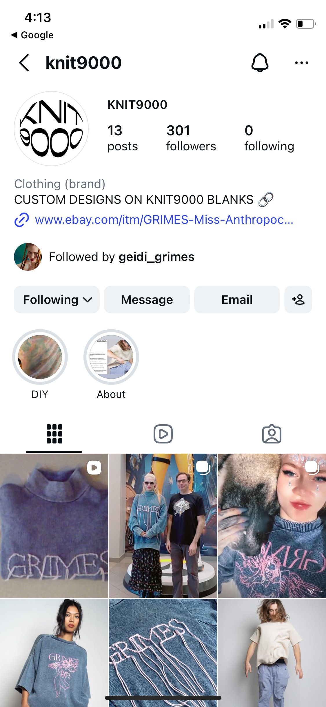 Other Grimes knit9000 Limited edition xl Size XL / US 12-14 / IT 48-50 - 5 Thumbnail