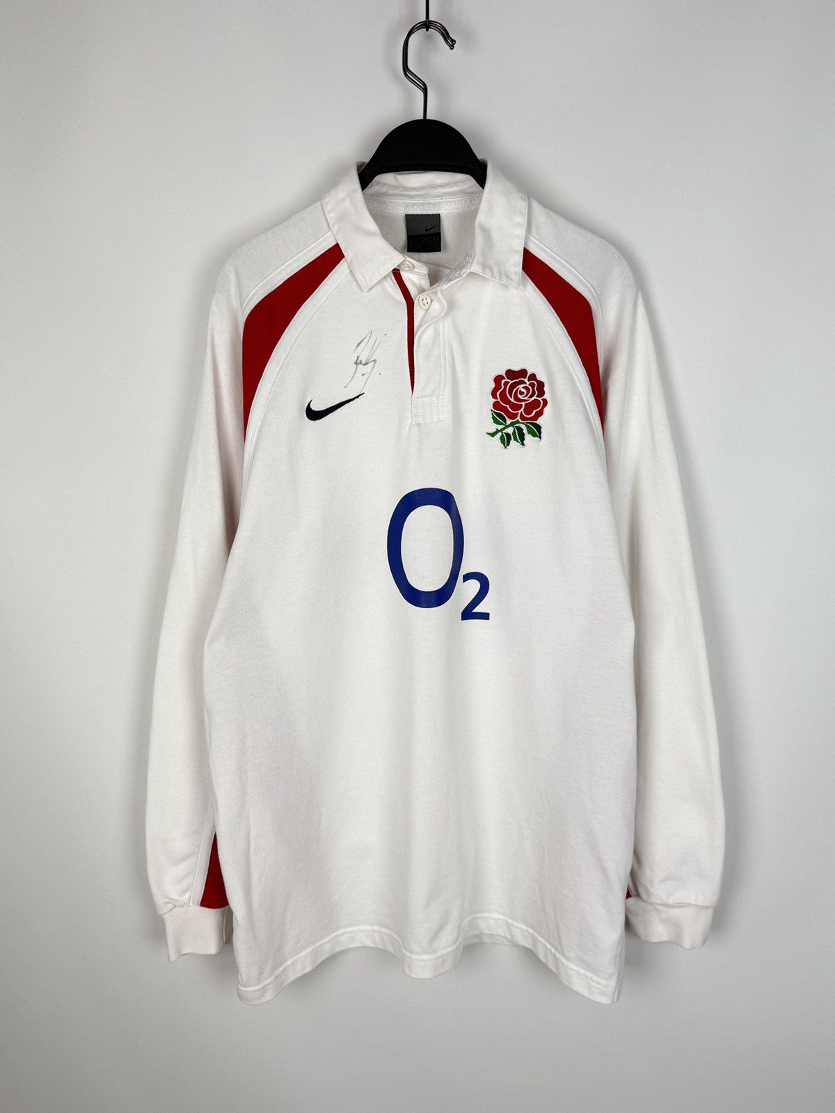 Nike 2003/04 Nike England Rugby Ben Kay Player Signed Jearsey Size US L / EU 52-54 / 3 - 1 Thumbnail