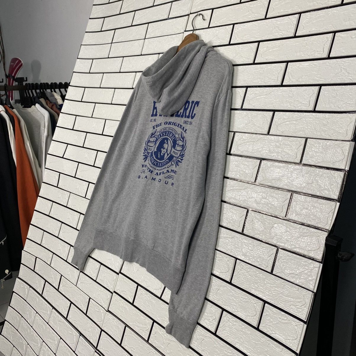 Hysteric Glamour 📌Zipper Hoodie Youth Aflame Hysteric Glamour Big Logo Size US L / EU 52-54 / 3 - 11 Thumbnail
